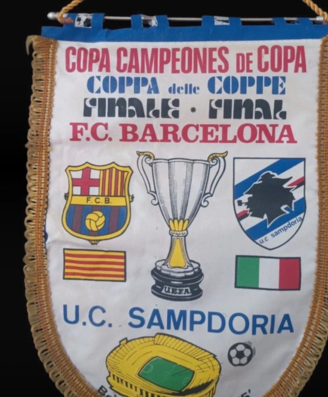 FC Barcelona - Coppa delle Coppe - Flag / pennant