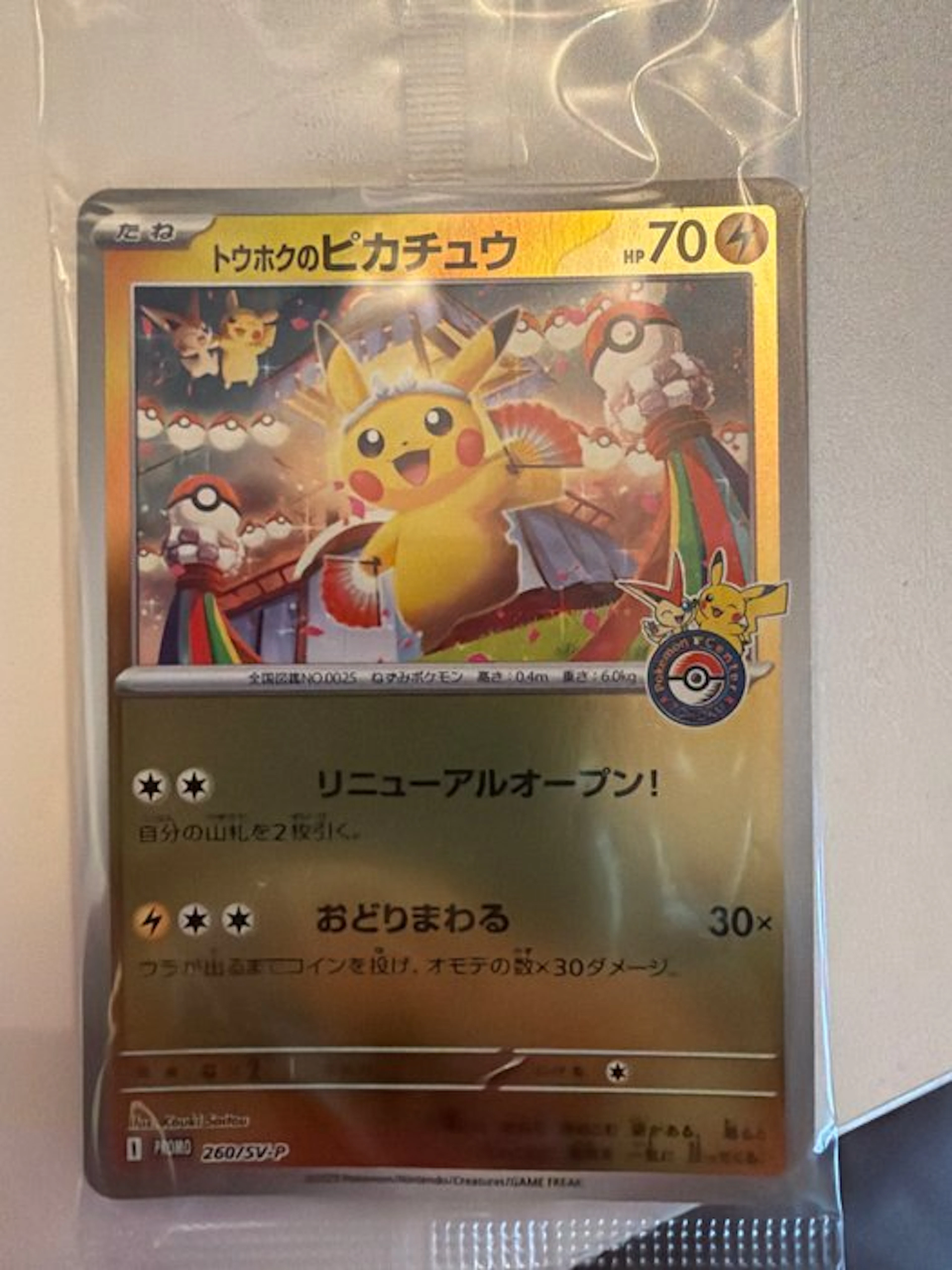 Pokémon - 1 Card - Pikachu 260/SV-P Promo card, Foil - Scarlet & Violet