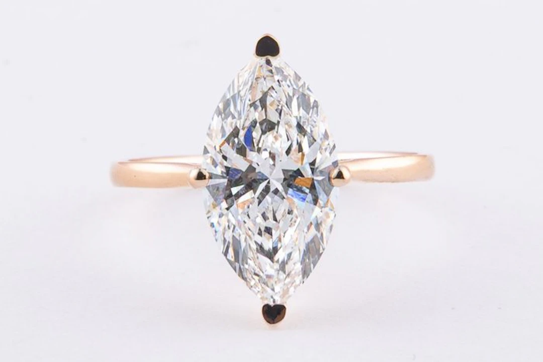 No reserve price - Ring - 14 kt