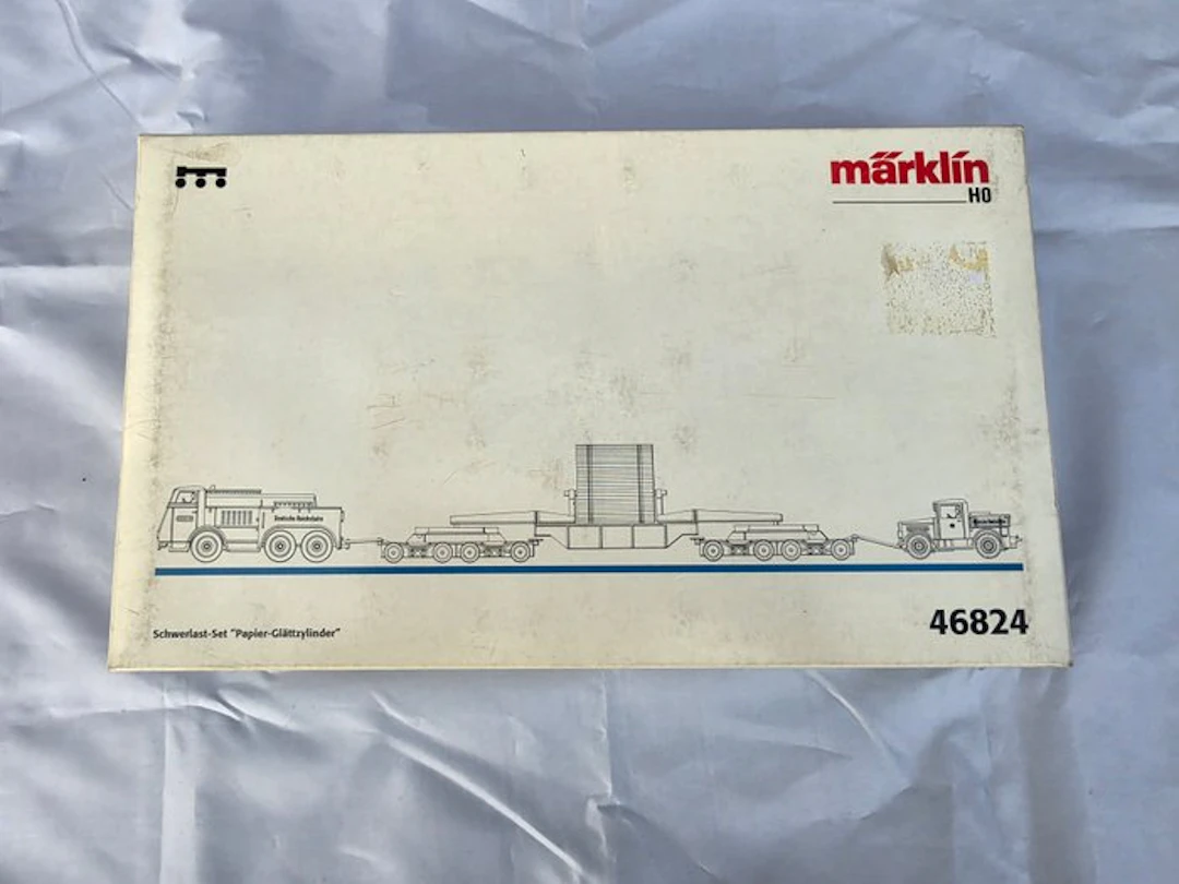 Märklin 1:87 - Model machinery - Schwerlast-Set "Papier-Glättzylinder" 46824