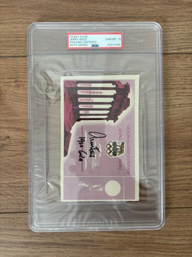 Los Angeles Lakers - NBA - Jerry West - 1960 - Ticket