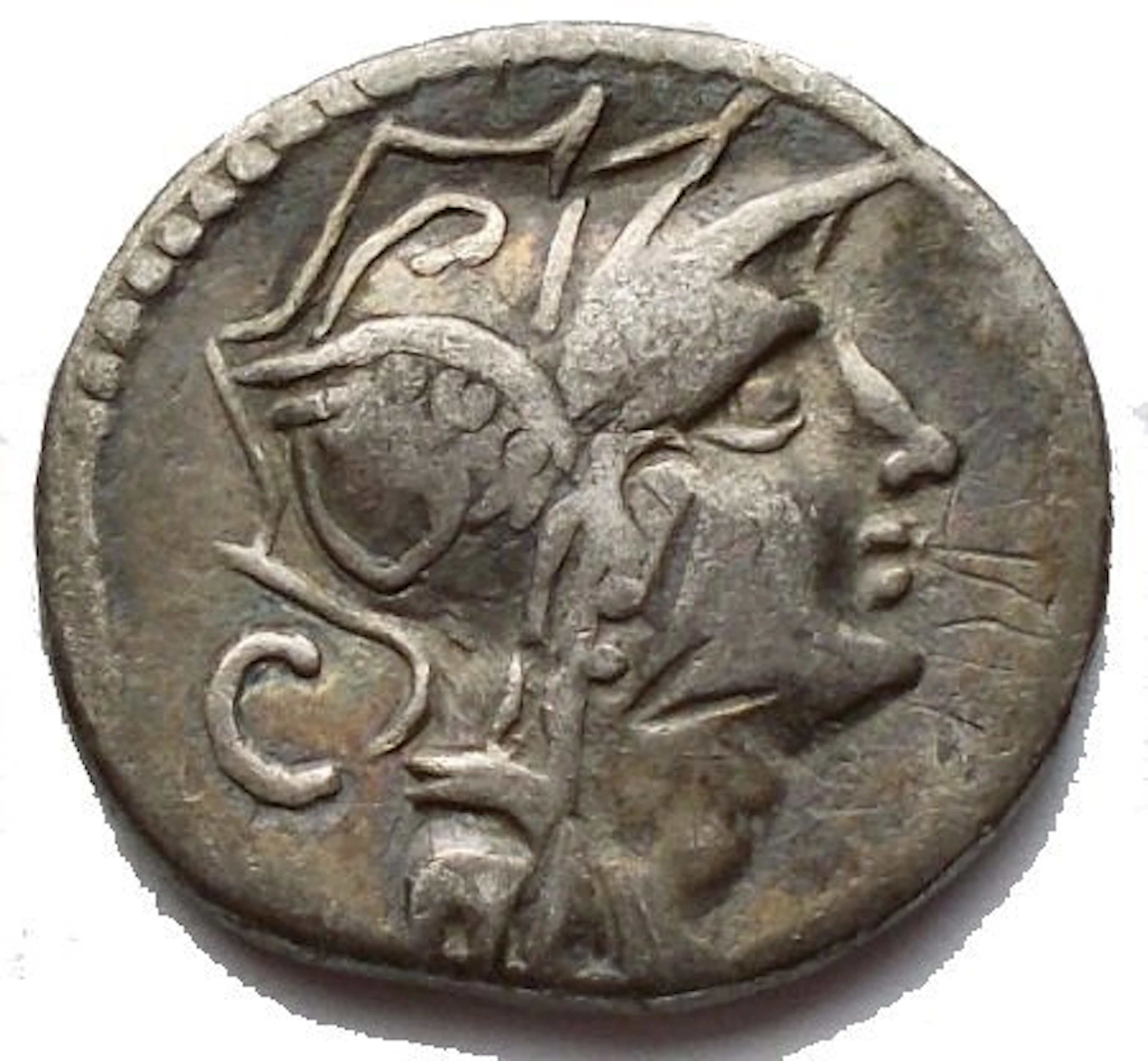 Roman Republic. D. Junius Silanus L. f., c. 91 BC. Denarius (No reserve price)