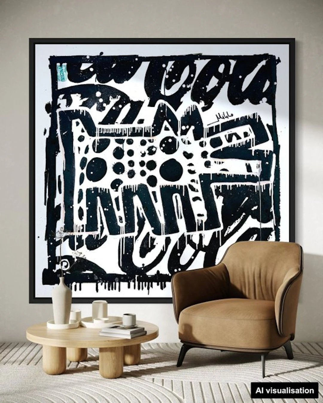 Mikko - Haring Meets Kusama - XL [Unq 1/1]
