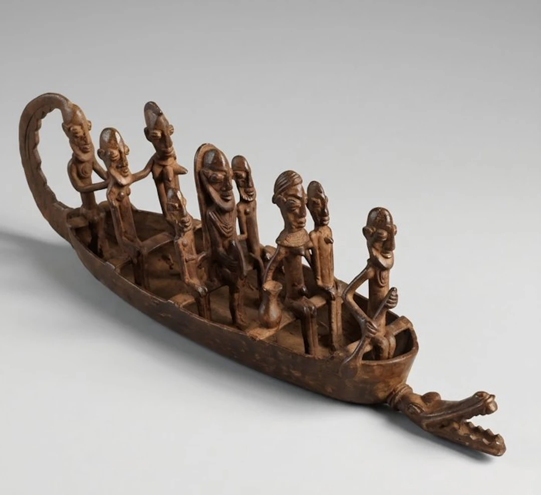 Pirogue 34 cm - Dogon - Mali (No reserve price)