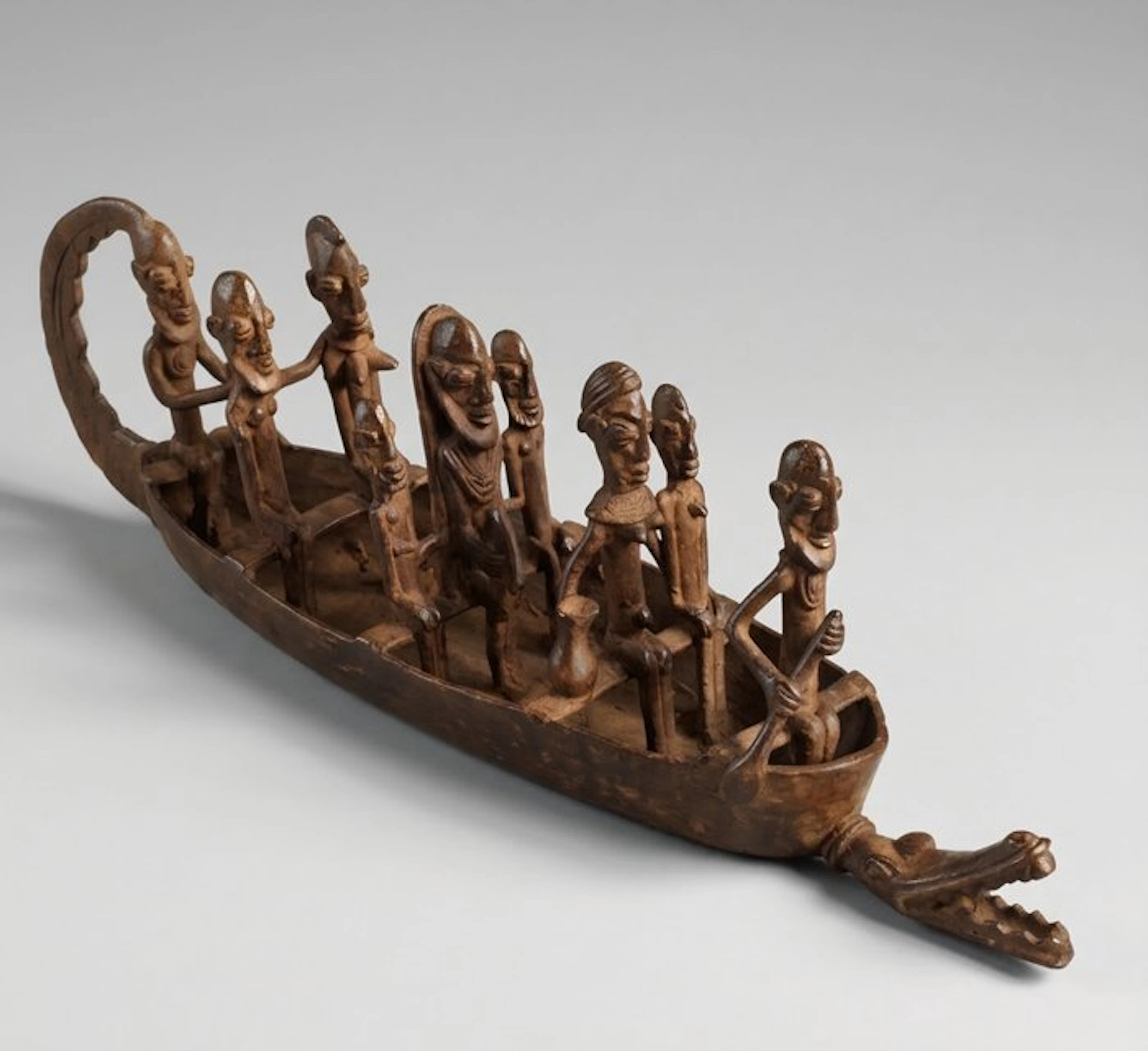 Pirogue 34 cm - Dogon - Mali (No reserve price)