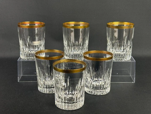 Driburg Kristall - Drinking set (6) - Crystal - Whiskey / Water Glasses