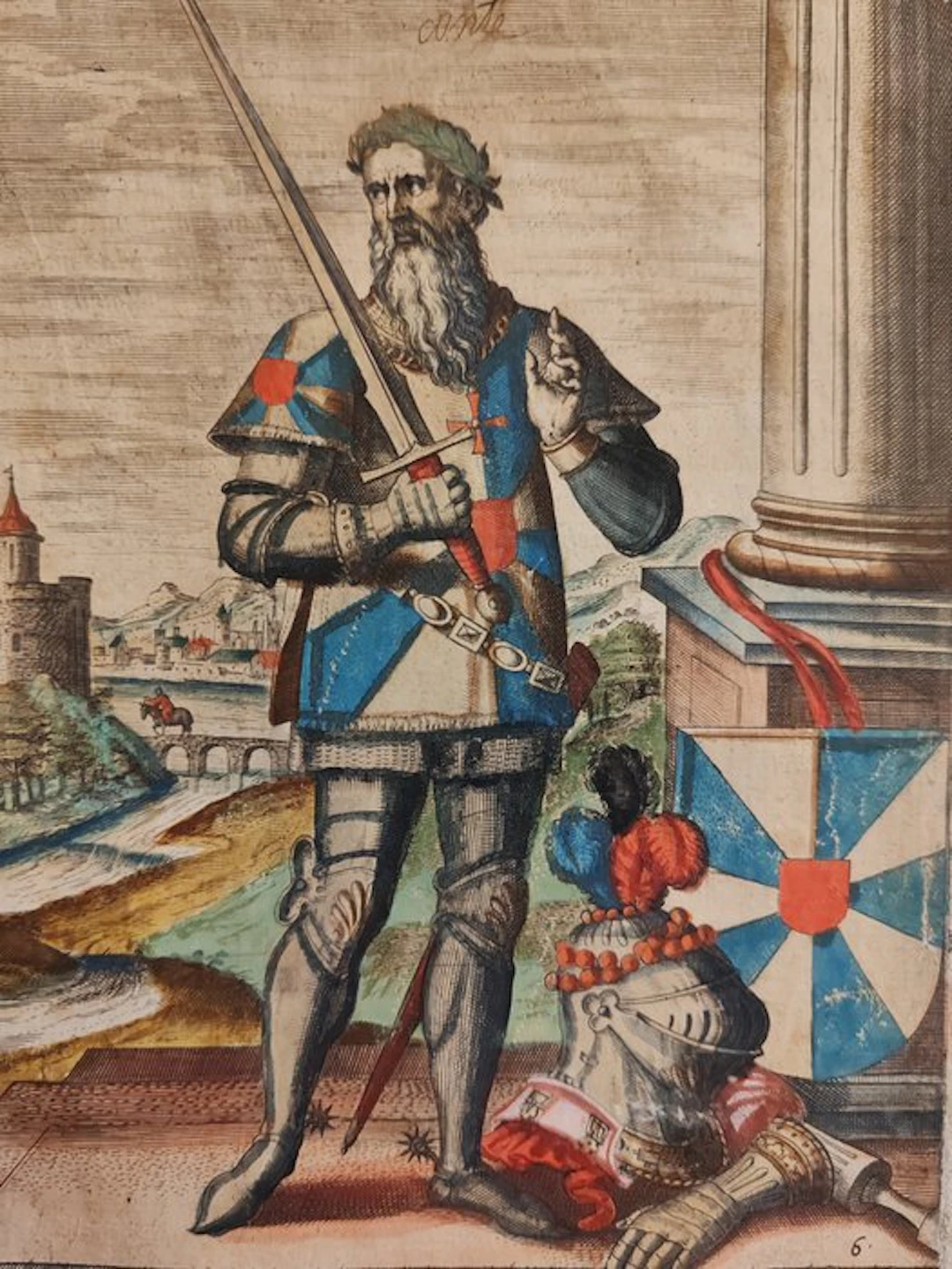 Cornelis Martin (1567-1621) - Baldovino IV detto Braccio...