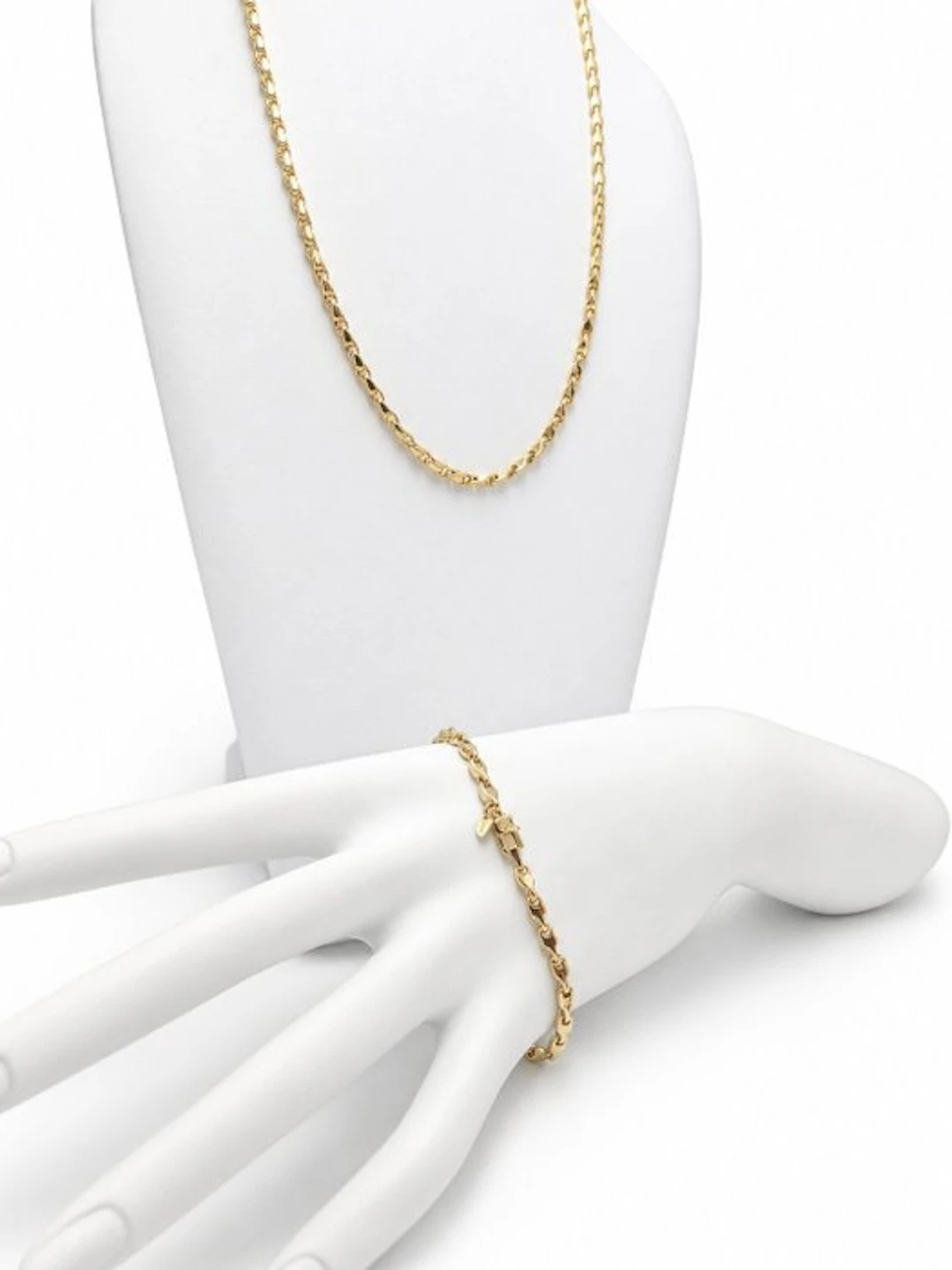 2 piece jewellery set - 9 kt. Yellow gold - Maistrellosrl