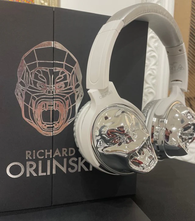 Richard Orlinski - Kong -chrome silver- Headphone