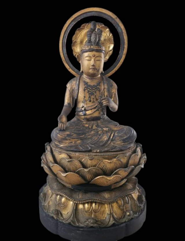 Japanese buddha - Wood - Japan - Edo Period (1600-1868)