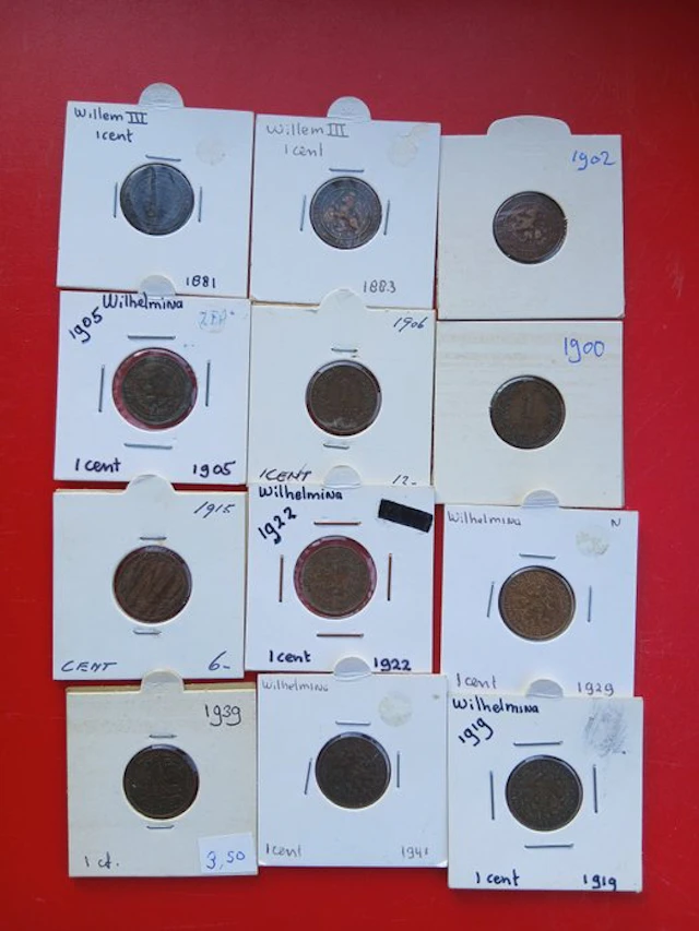 Netherlands. Willem III. 1 Cent 1881-1941 (No reserve price)