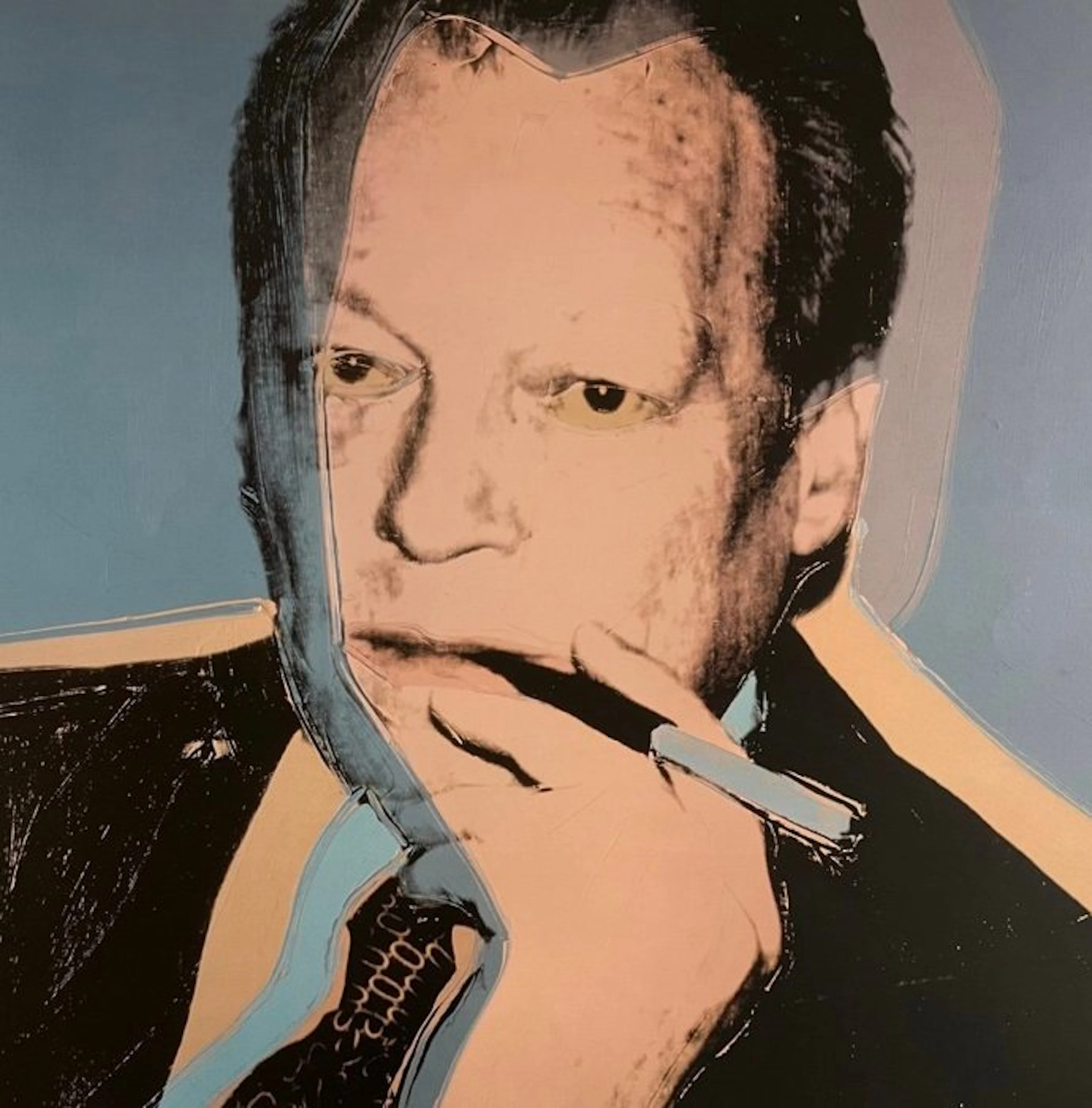 Andy Warhol (1928-1987) - Willy Brandt, rauchend, nach 1970