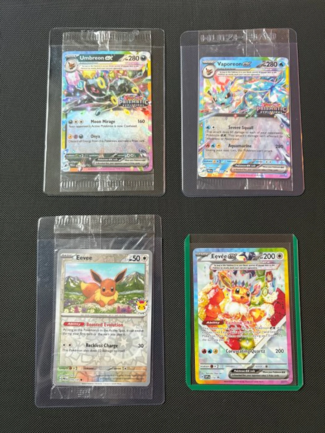 Pokémon - 4 Sealed card - Umbreon