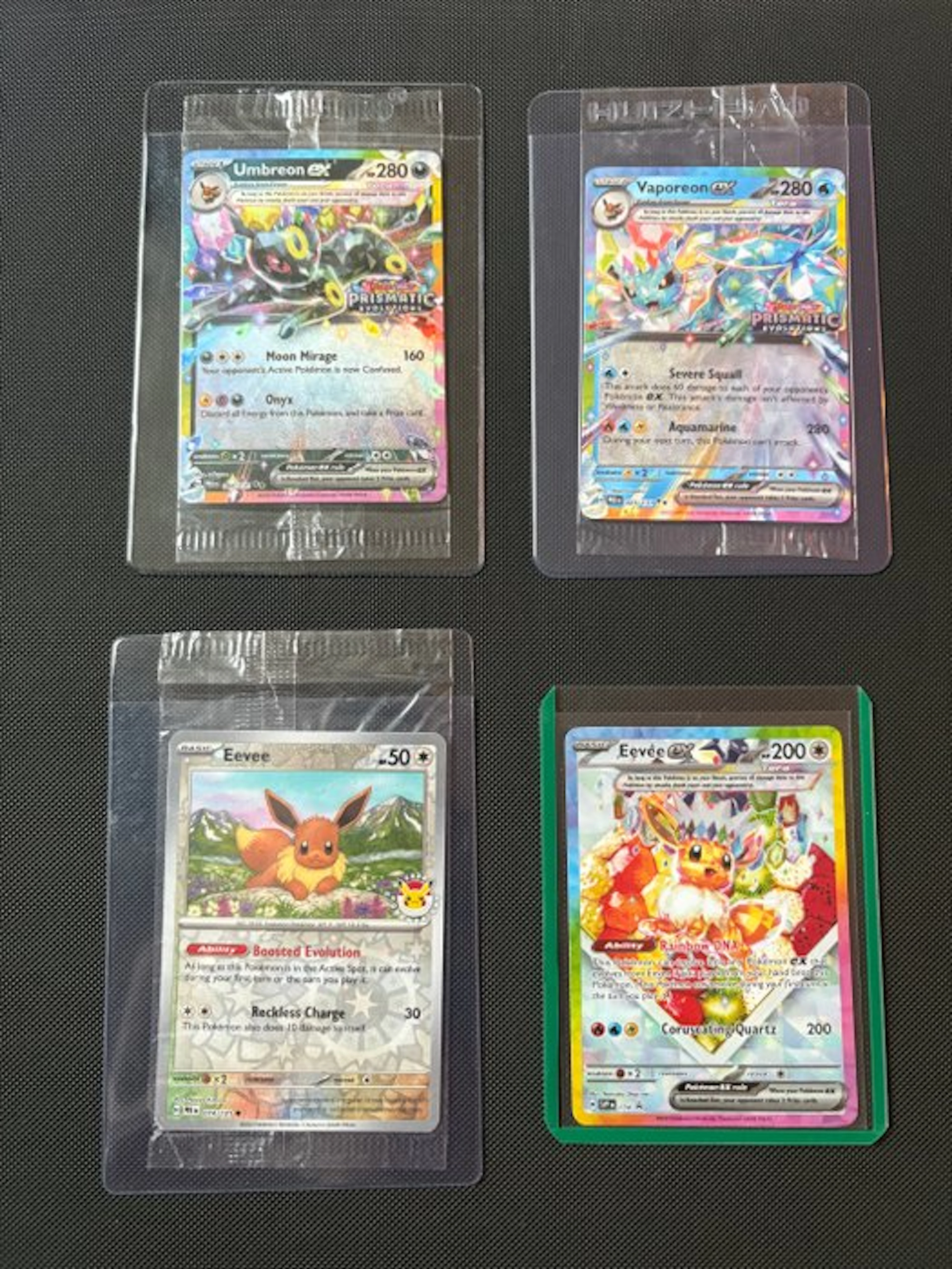 Pokémon - 4 Sealed card - Umbreon