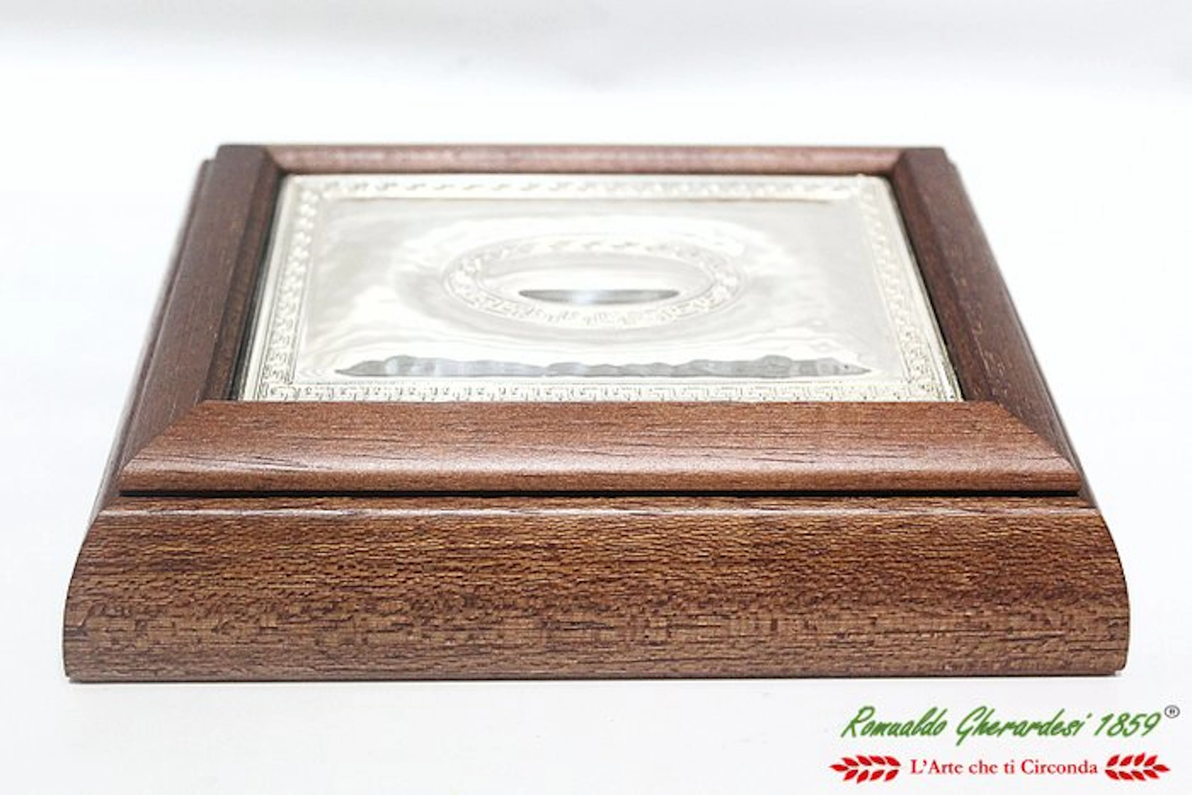 Mida preziosi Argento 925 in legno di rovere naturale - Box - .925 silver