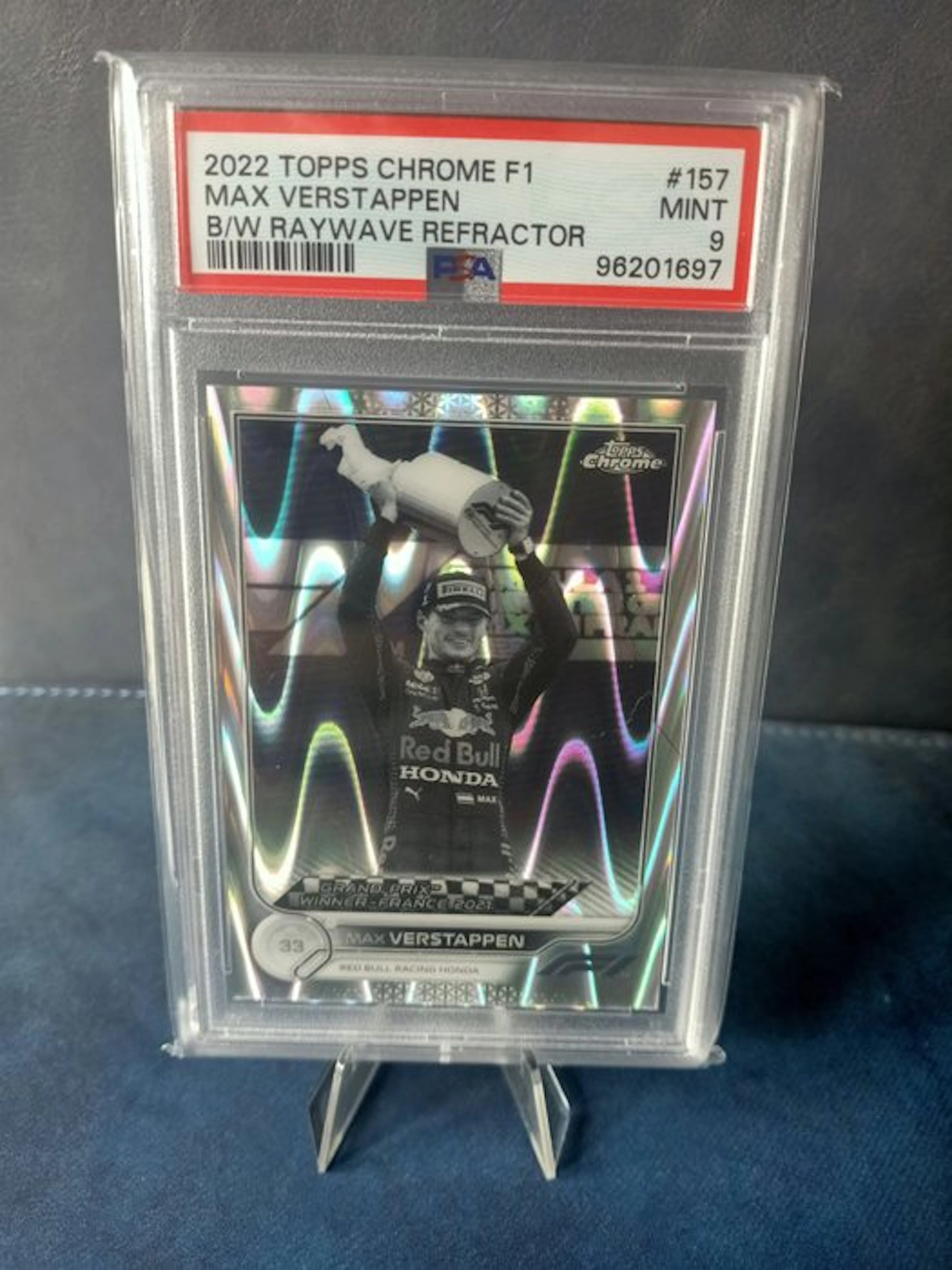 2021/22 Topps Chrome F1 Max Verstappen #157 Parallel card