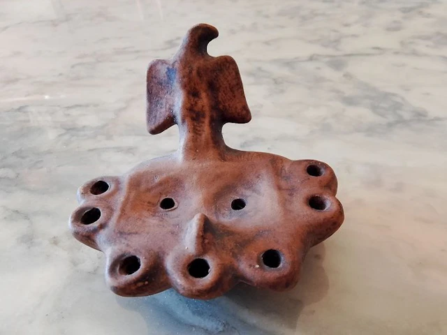 Replica or Style of an Ancient Roman Terracotta Oil Lamp...