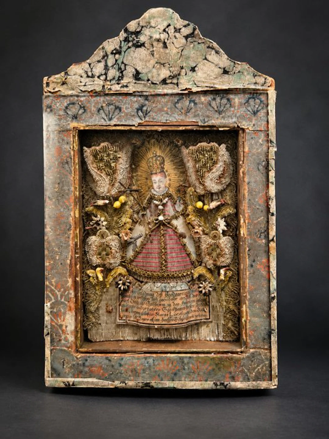 Reliquary - Wood - 1750-1800 - Crowned Infant Jesus