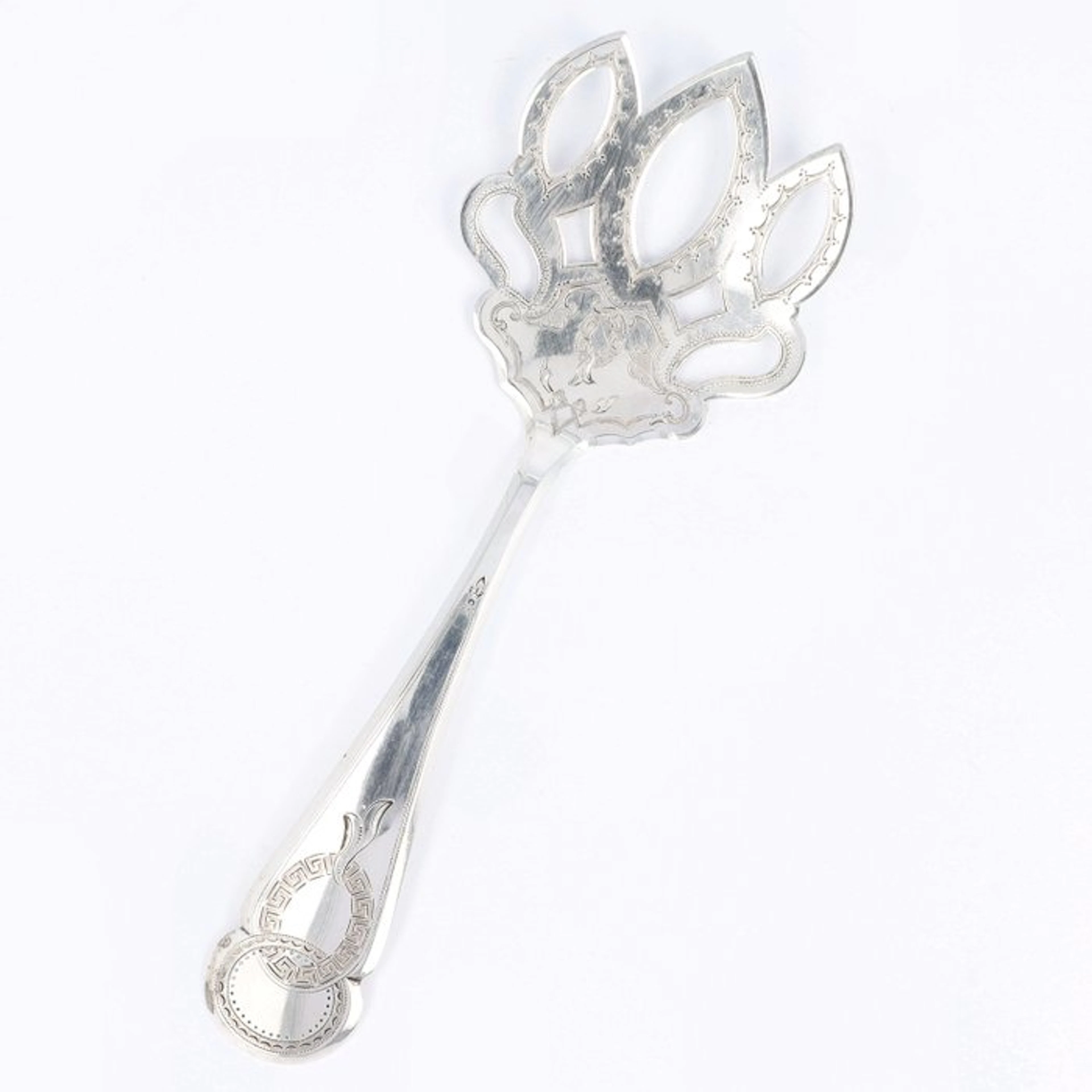 A. Kuijlenburg (1876) - Pasteischep - Cake server - .833 silver - 1850-1900