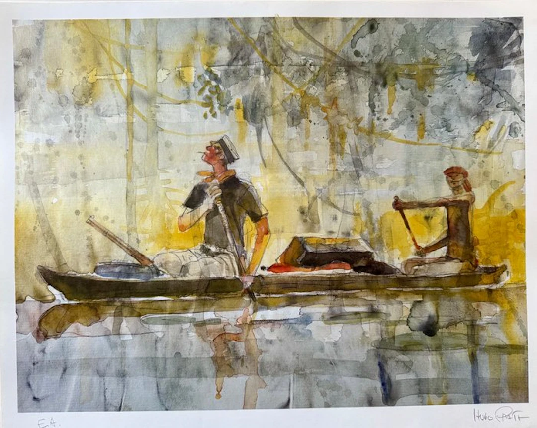 Pratt, Hugo - 1 Silkscreen - Corto Maltese - 1990