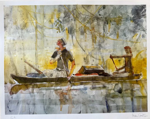 Pratt, Hugo - 1 Silkscreen - Corto Maltese - 1990