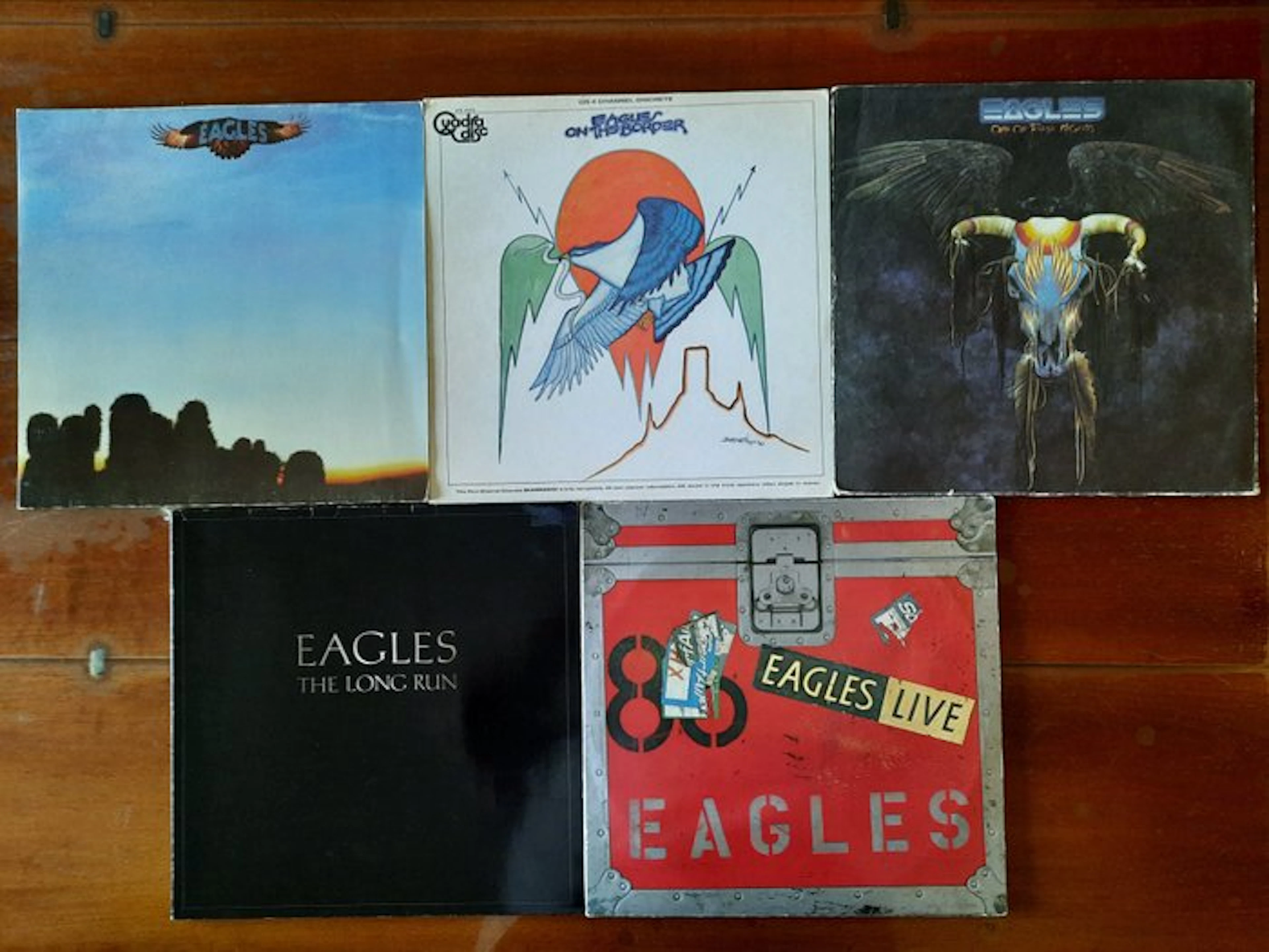 Eagles - Collection of 5 x very early LP albums including...