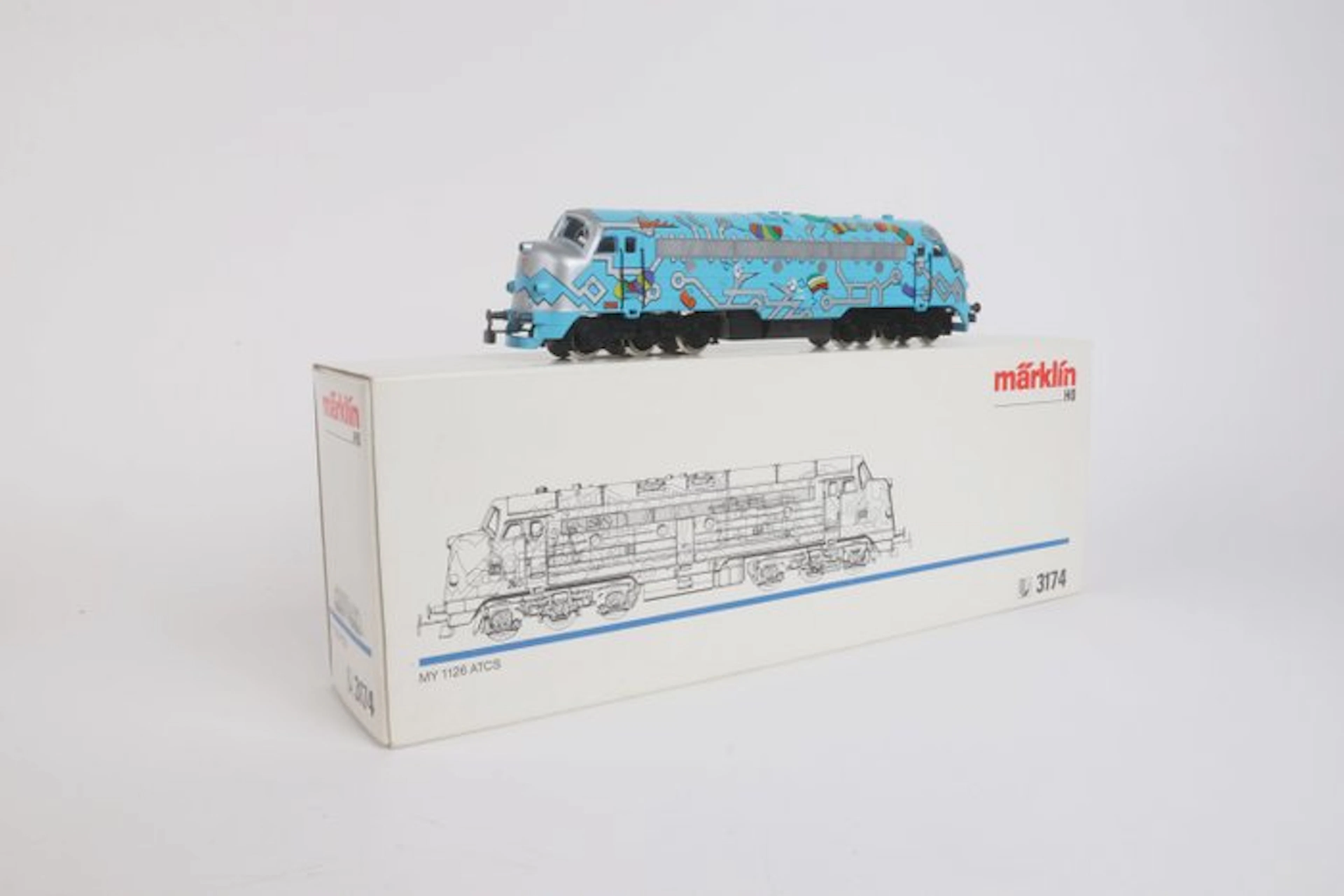 Märklin H0 - 3174 - Diesel locomotive (1) - Nohab MY 1126 ATCS