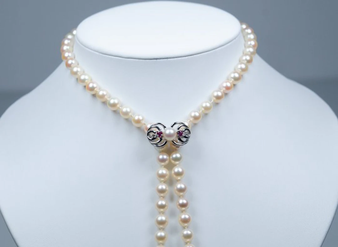 No reserve price - Necklace - 925 silver - Ø 6.5-7 mm...