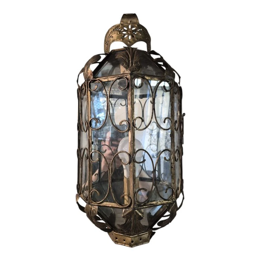 Wall sconce - Golden metal