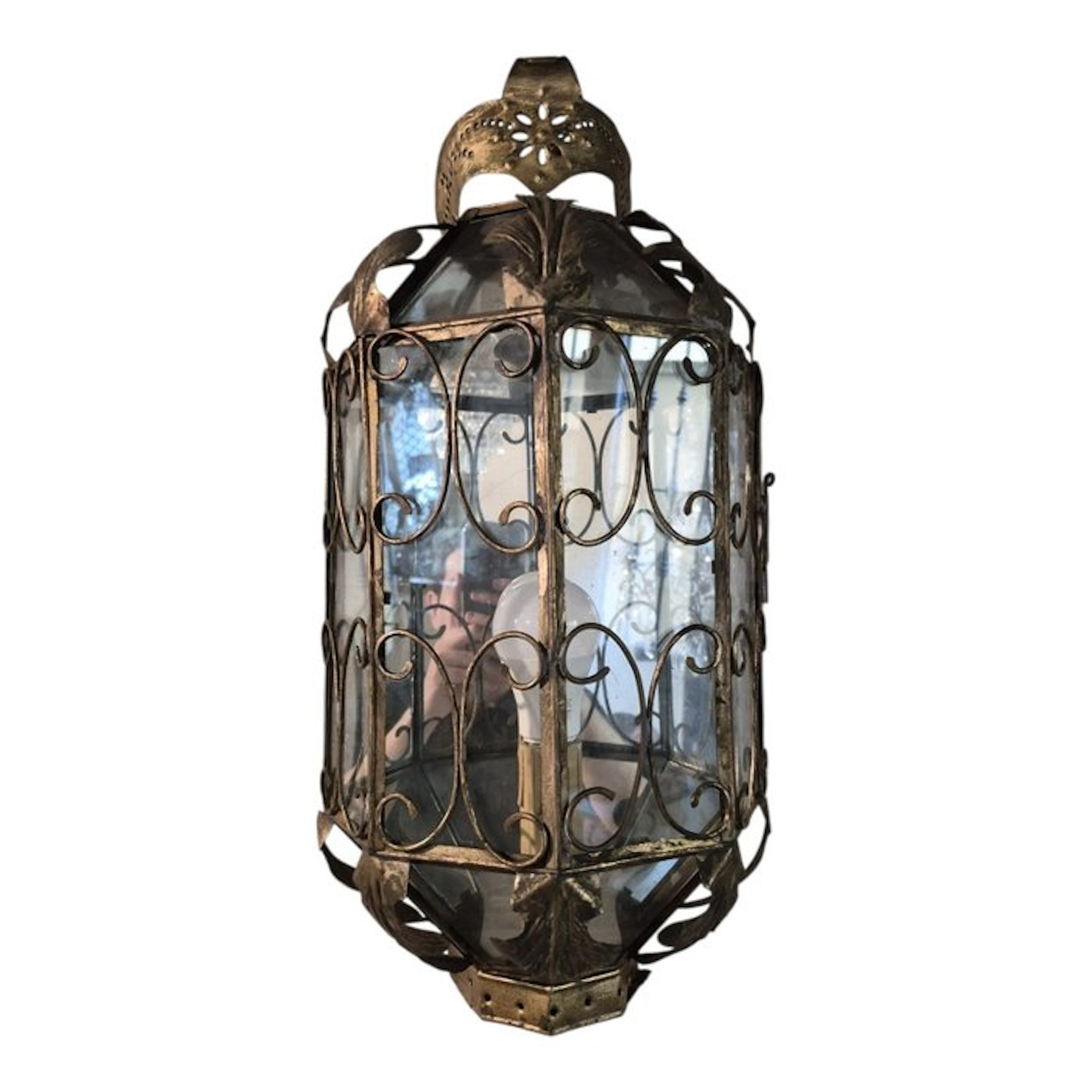 Wall sconce - Golden metal