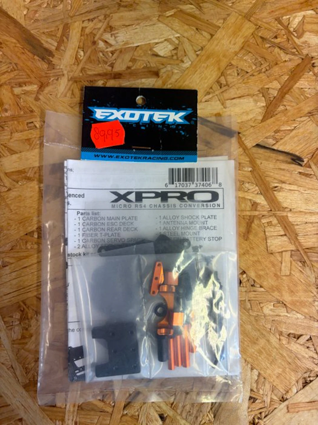 Exotek 1:18 - Model car - XPRO Micro RS4 chassis conversion - Upgrade kit