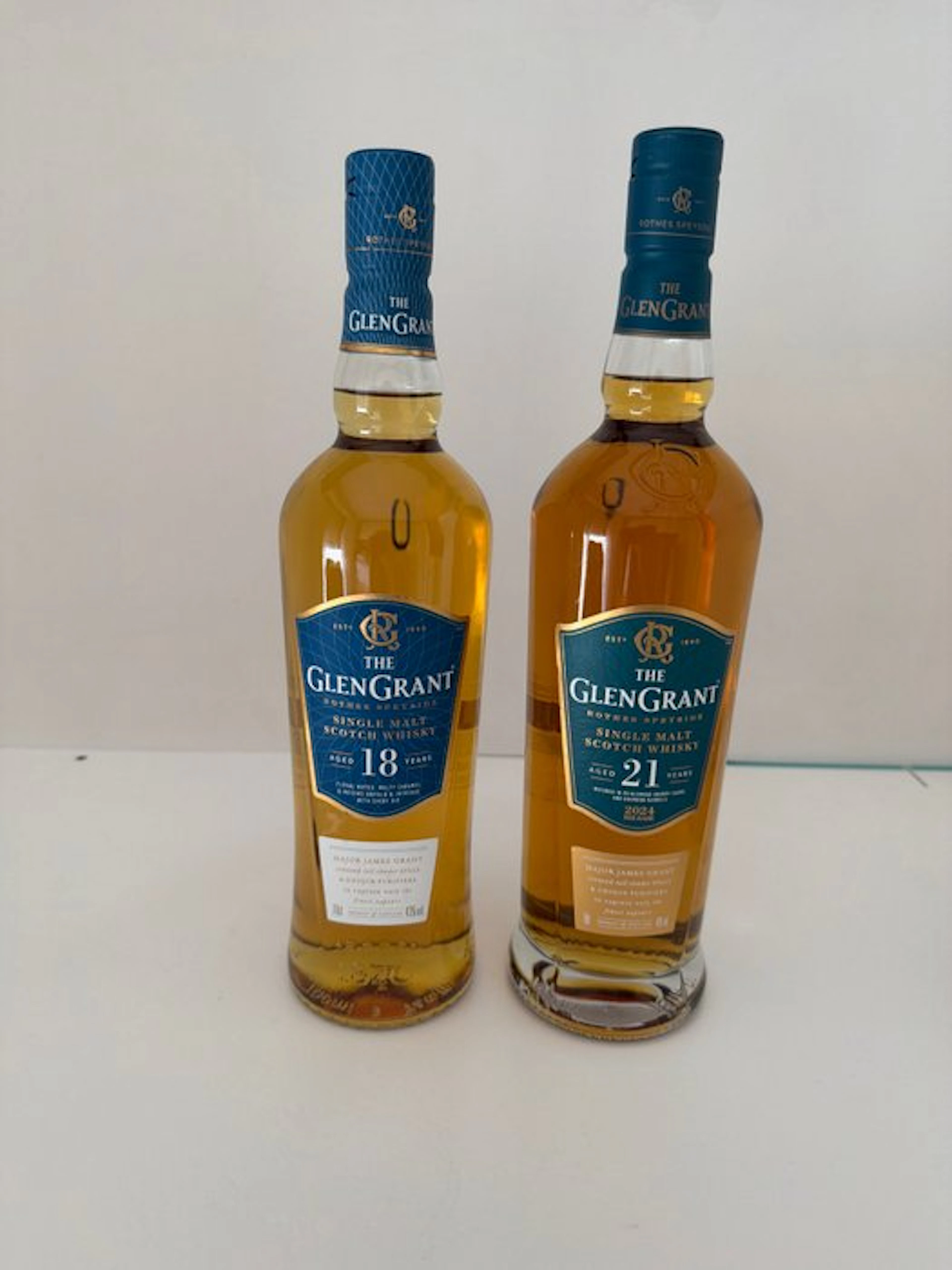 Glen Grant - 18yo & 21 yo 2024 Release - 70cl