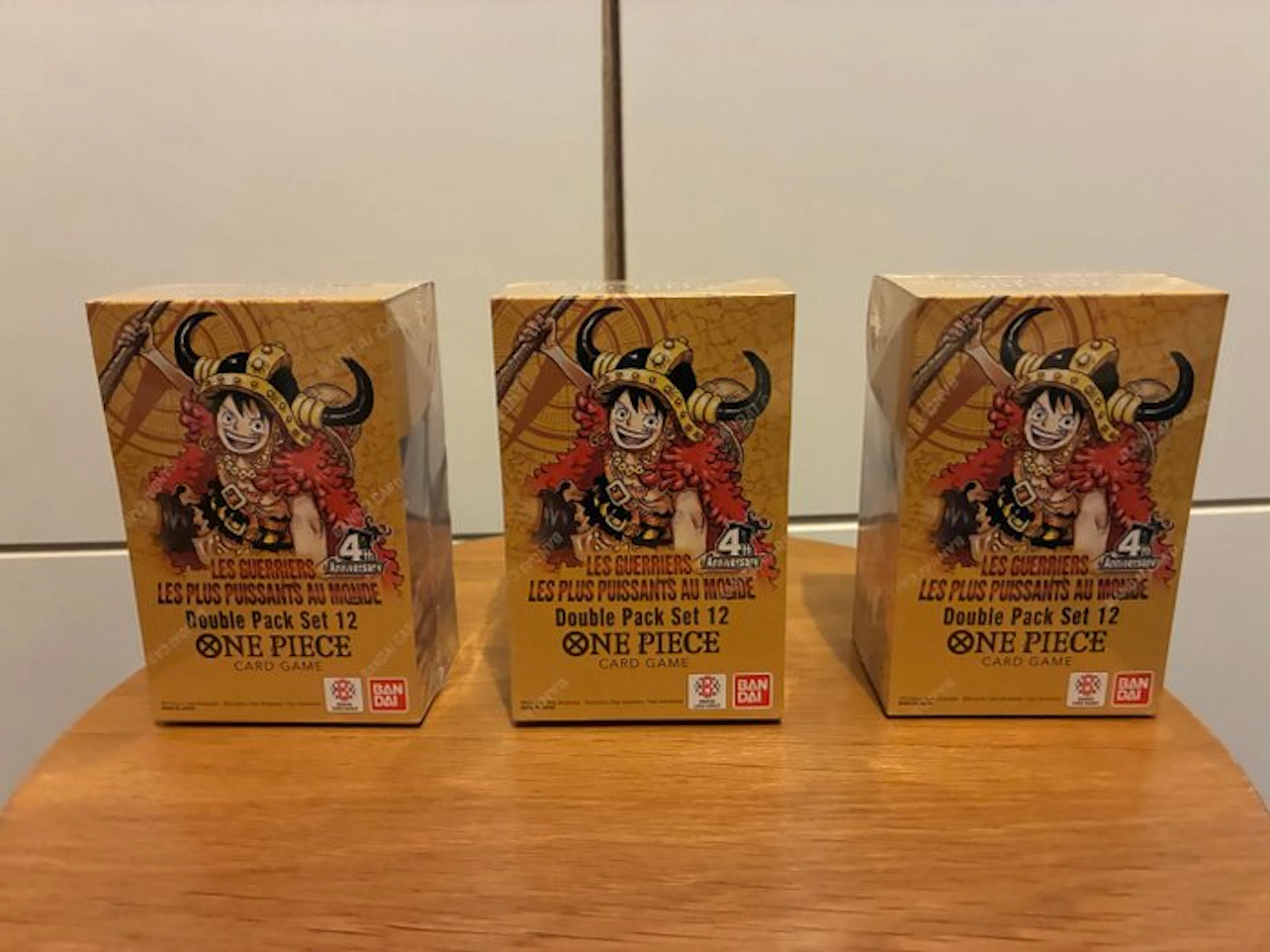 Bandai - 3 Booster box - One Piece - Double Pack OP17 THE...