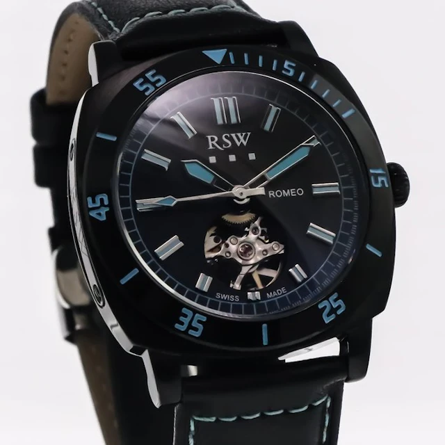 RSW - Romeo Swiss Made Automatic Watch - RSWA160H-BL-9A...