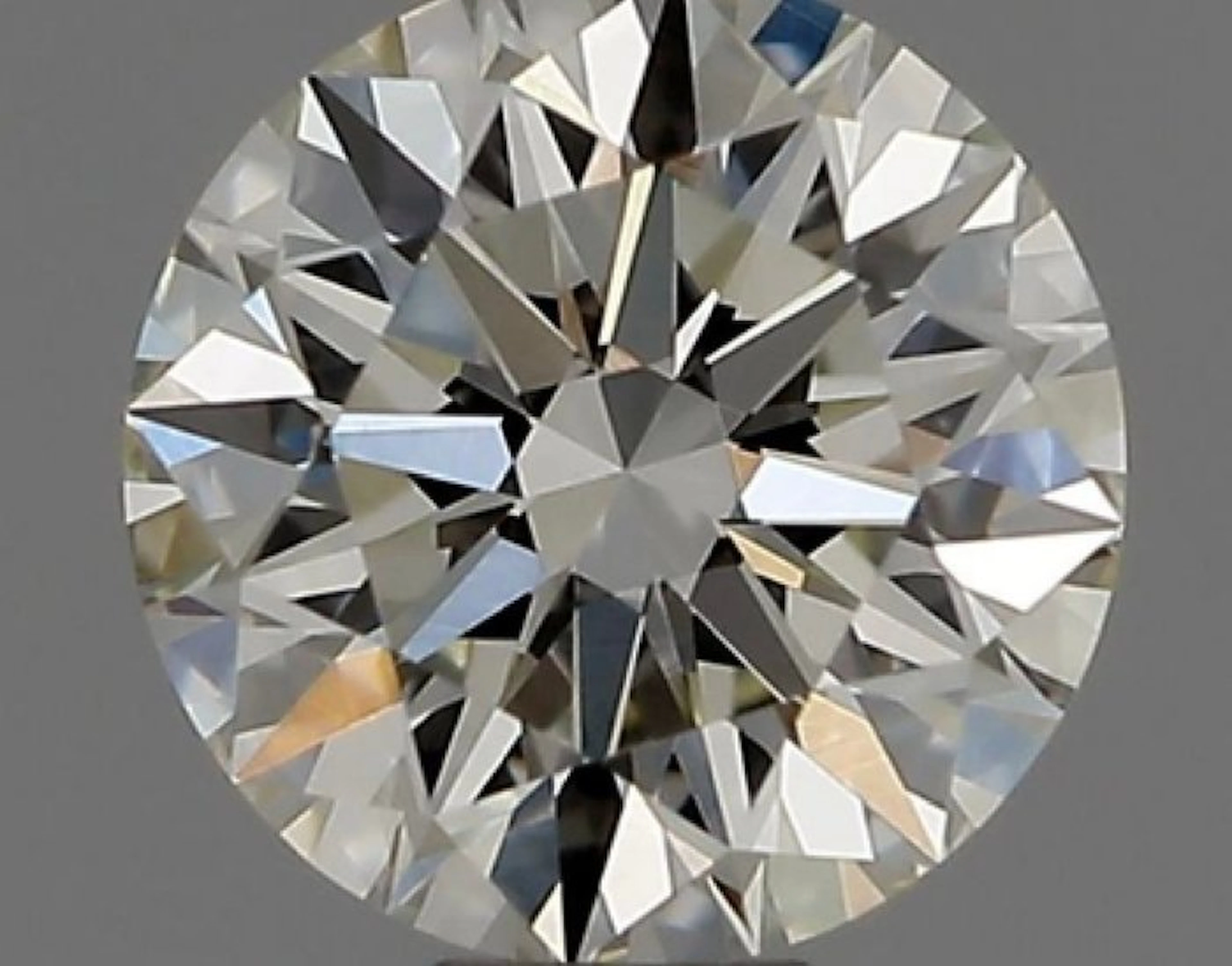1 pcs Diamond (Natural) - 0.36 ct - Round - I - IF...