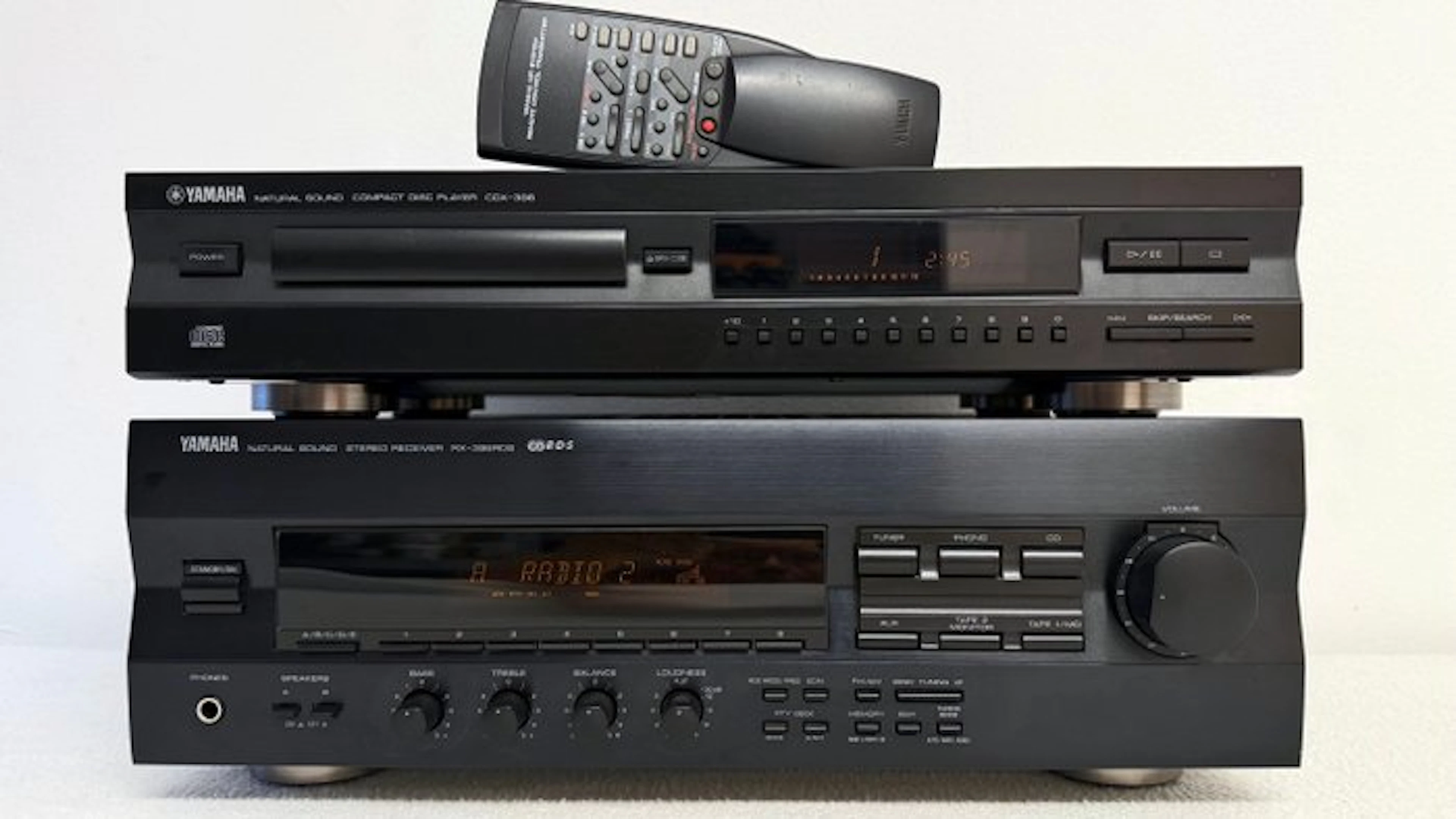 Yamaha - RX-396 RDS receiver - CDX-396 CD player Hi-fi set