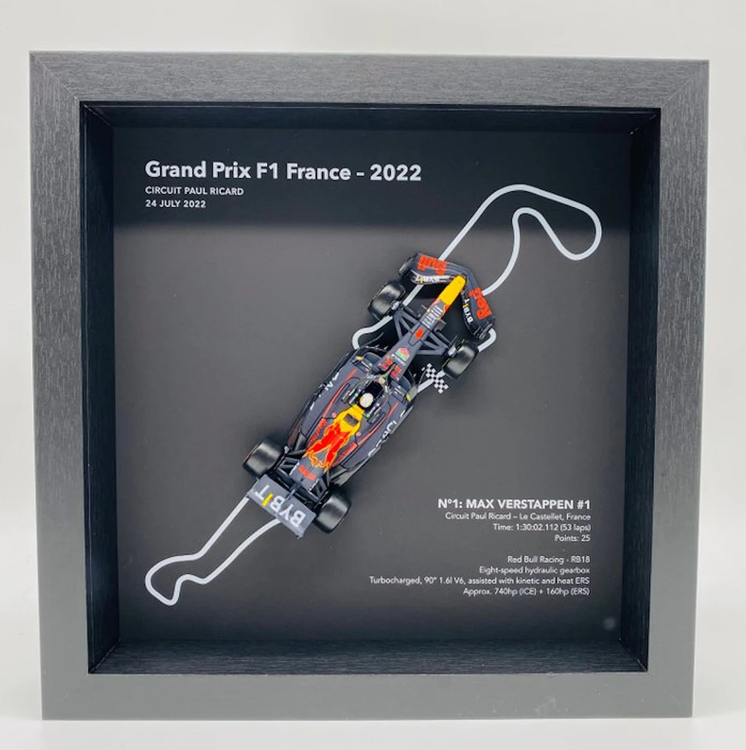Artwork - Aston Martin - Max Verstappen - GP F1 France, Circuit Paul