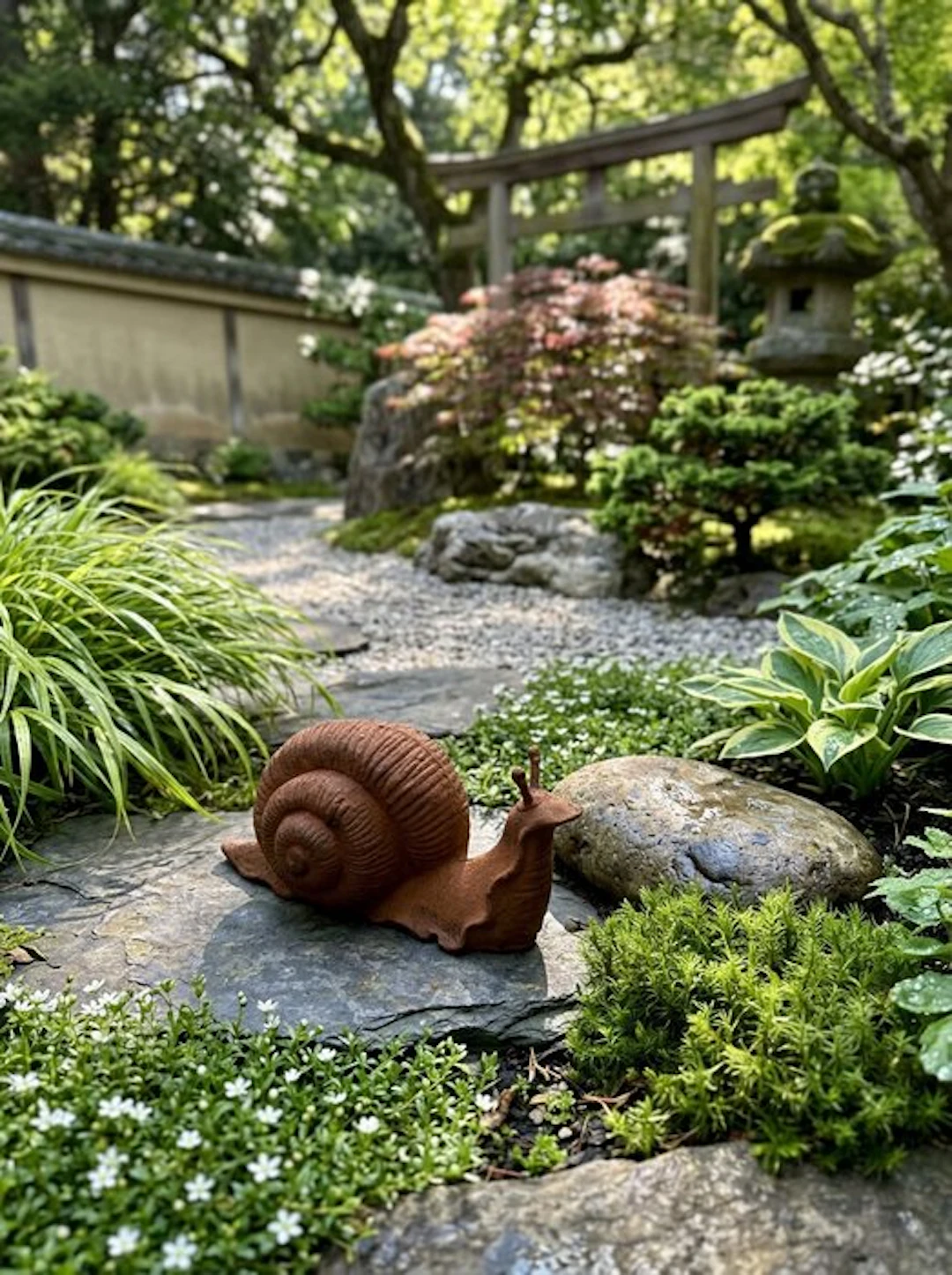 Decorative ornament - Europe - Cast Iron Snail 30 cm