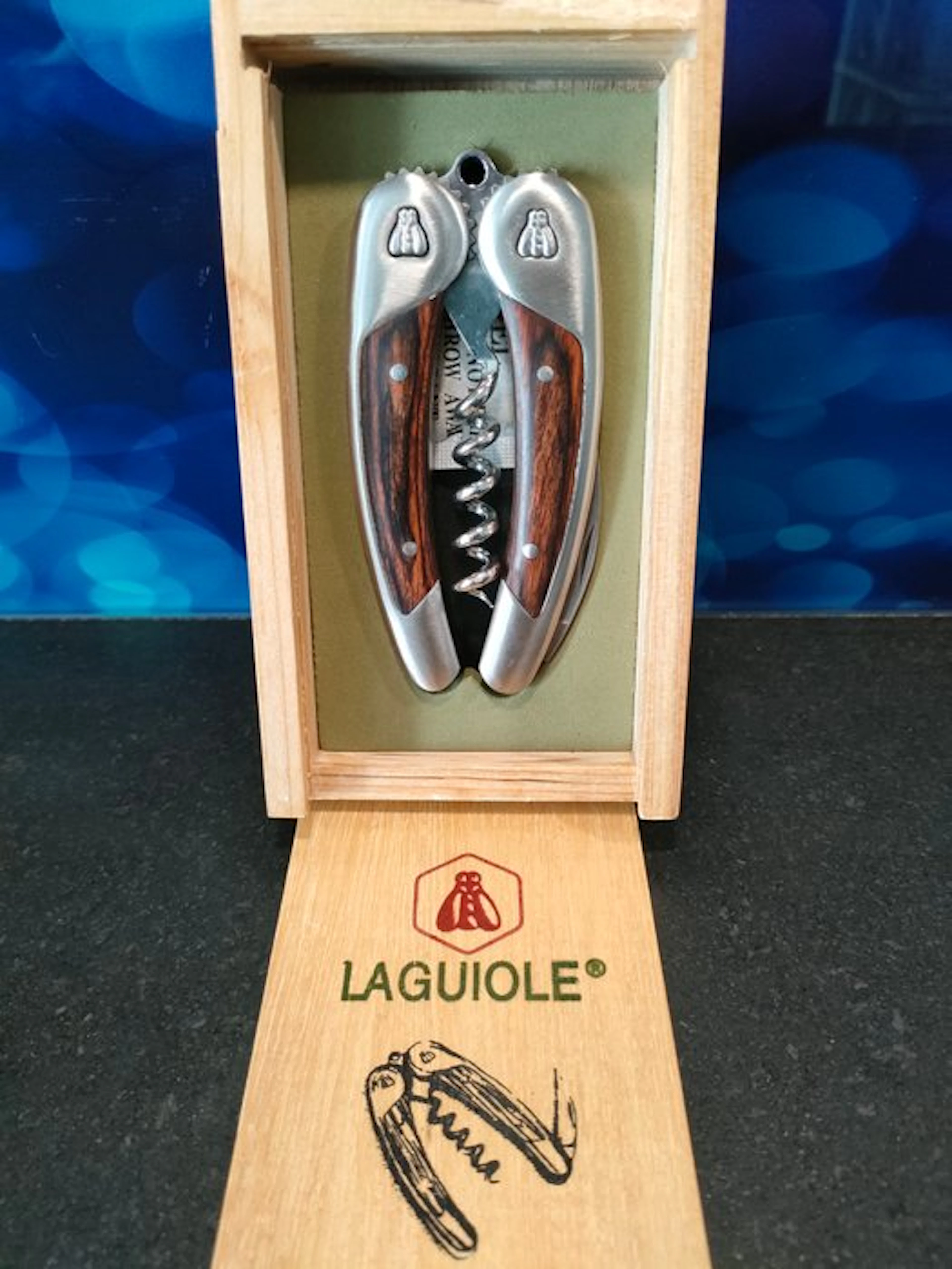 LAGUIOLE - Corkscrew - Metal, Wood