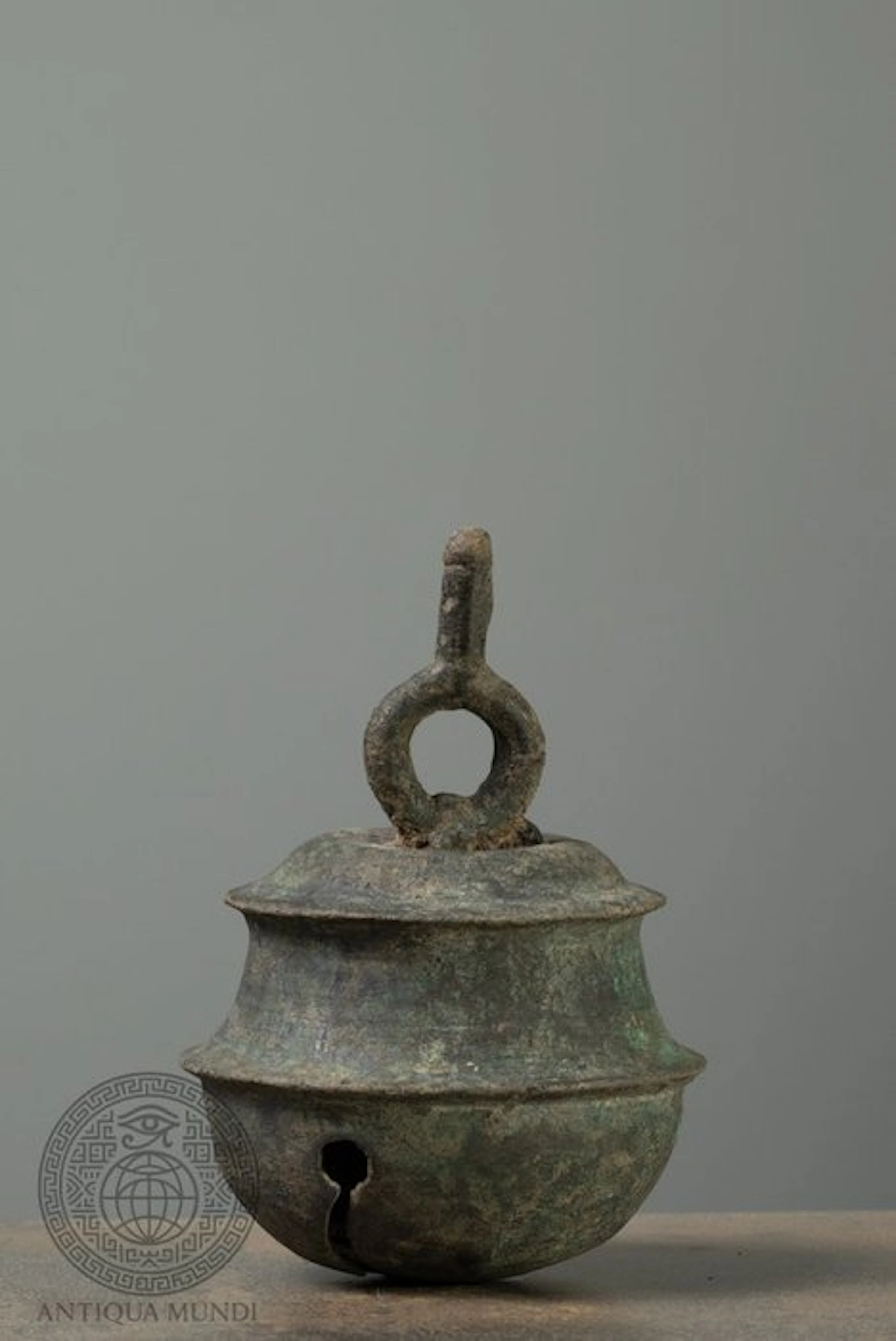 Khmer Empire, Cambodia Bronze Khmer Bronze Elephant Bell - 11 cm
