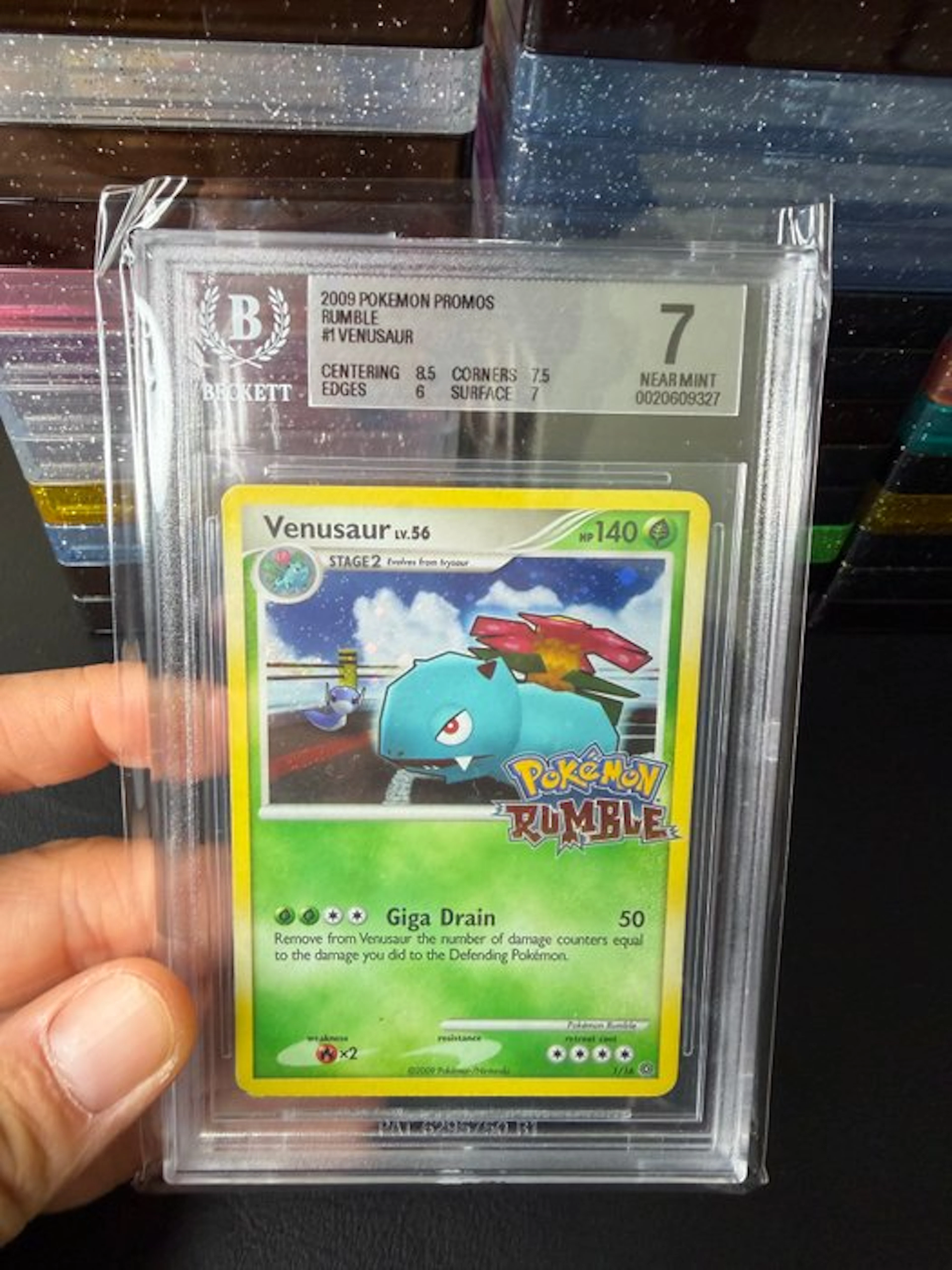 Pokémon - 1 Graded card - Venusaur 1/16 - Beckett 7 - Diamond & Pearl
