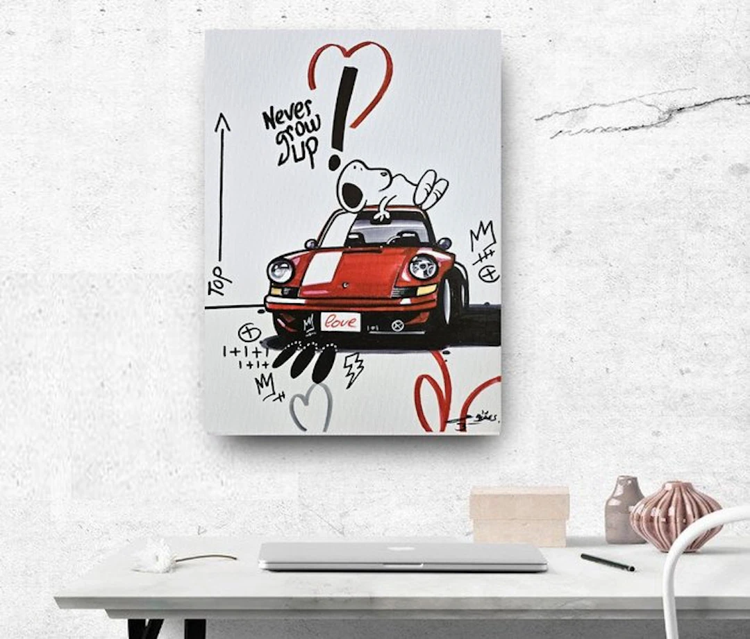 Artwork - Porsche - Porsche 911 - Original painting...