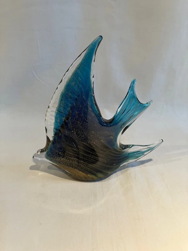 Marcolin Art Crystal - Josef Marcolin - Sculpture, Pesce angelo - 19 cm - Glass