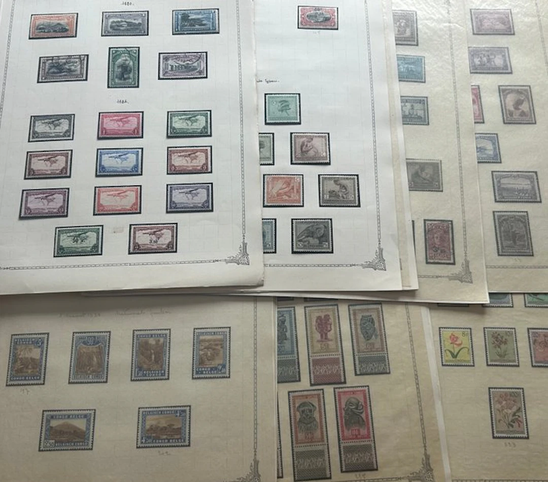 Belgian Congo 1921/1960 - Complete collection on album...