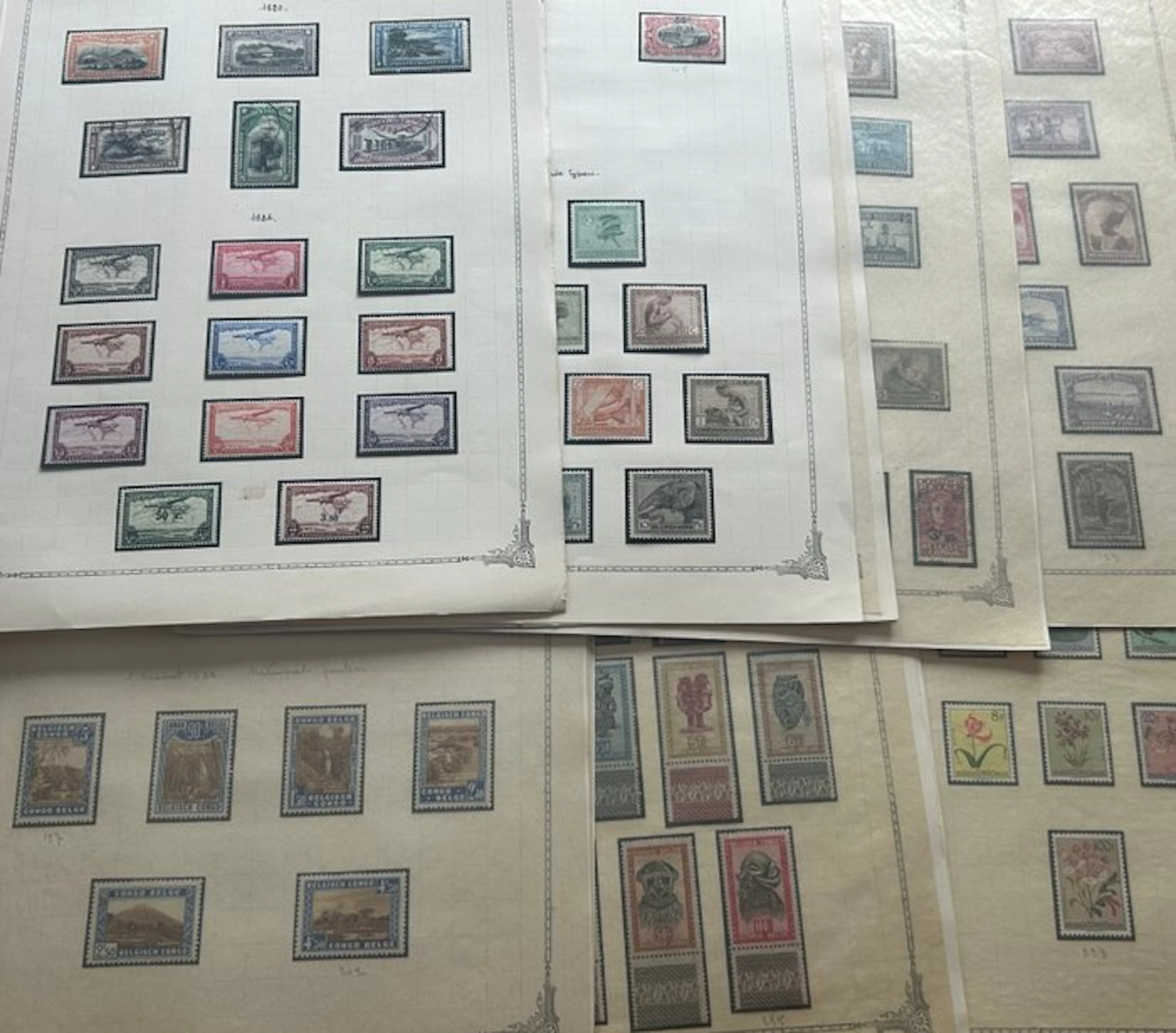 Belgian Congo 1921/1960 - Complete collection on album...