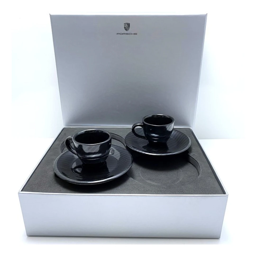 Porsche Drivers Selection - Espresso cups in carbon-look