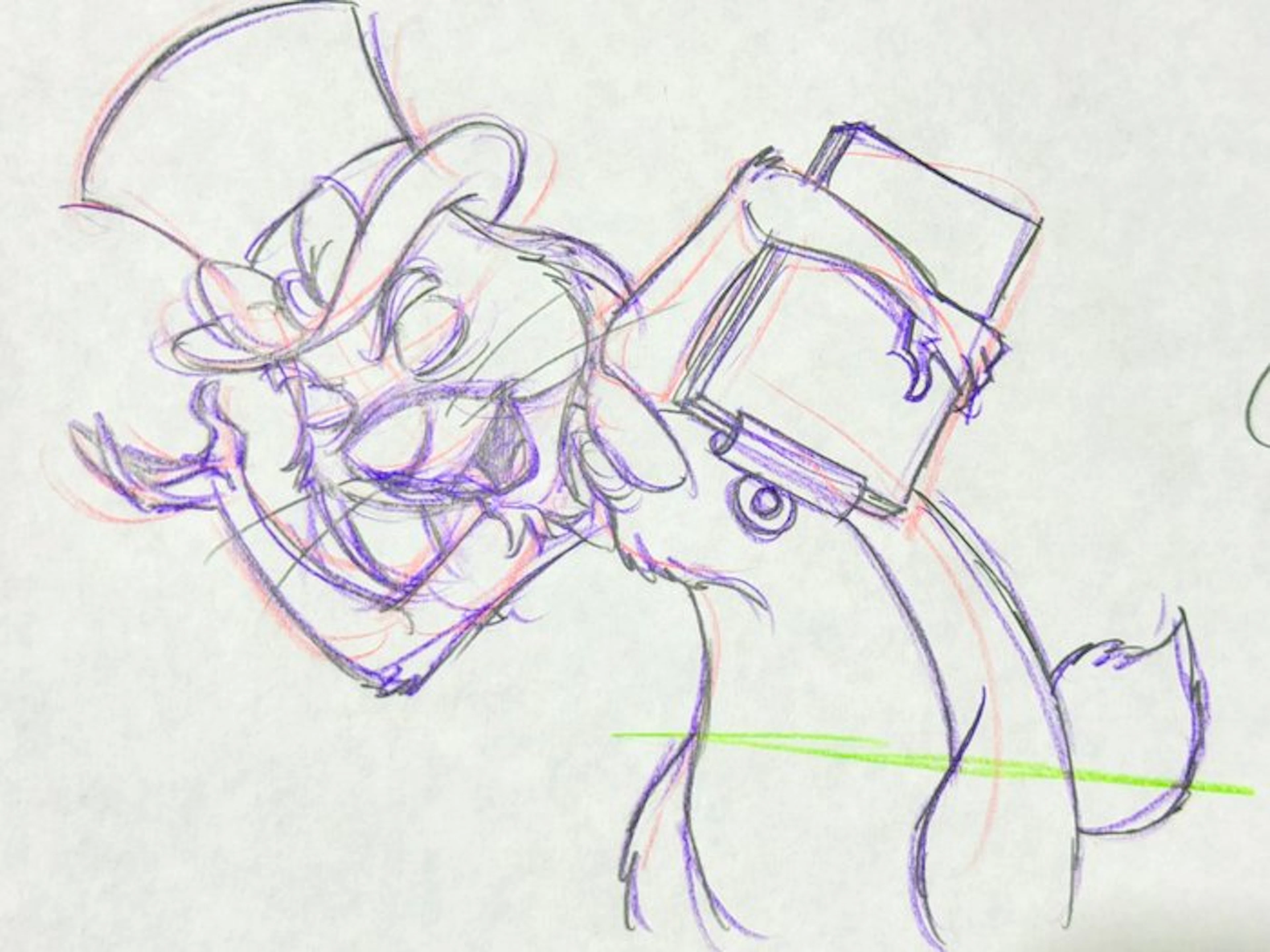 Walt Disney - Original animation drawing of Rabbit (42 x...