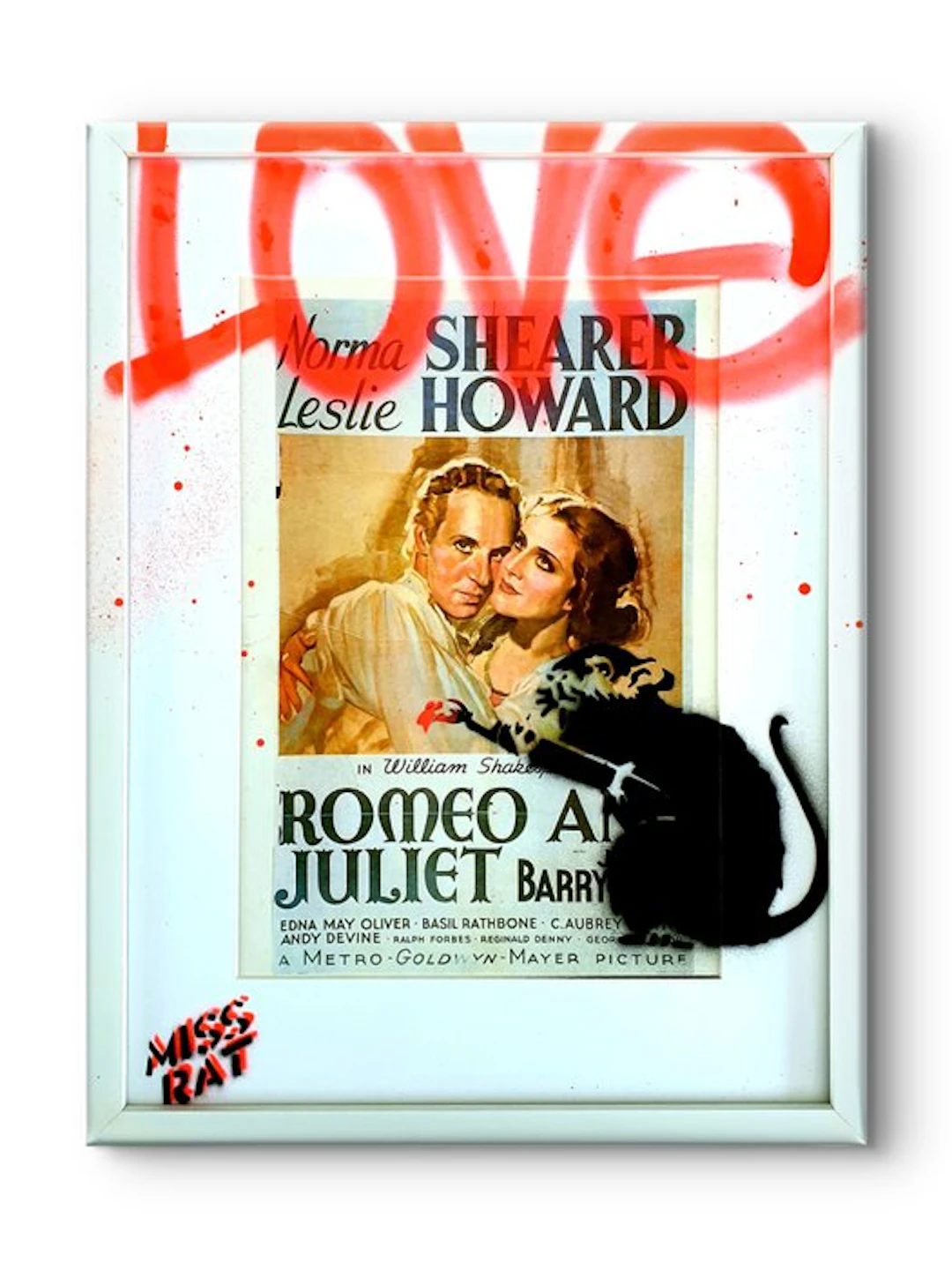 MISS RAT (1981) - ROMEO AND JULIET - BANKSY RAT TRIBUTE