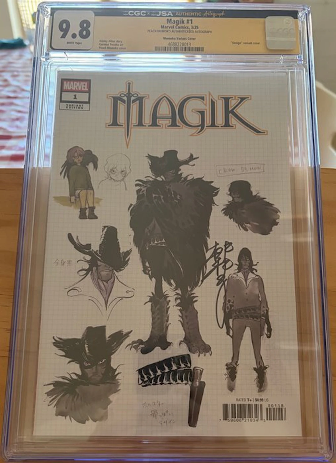 Magik #1 - 1:10 Peach Momoko Design Variant - Signed by...