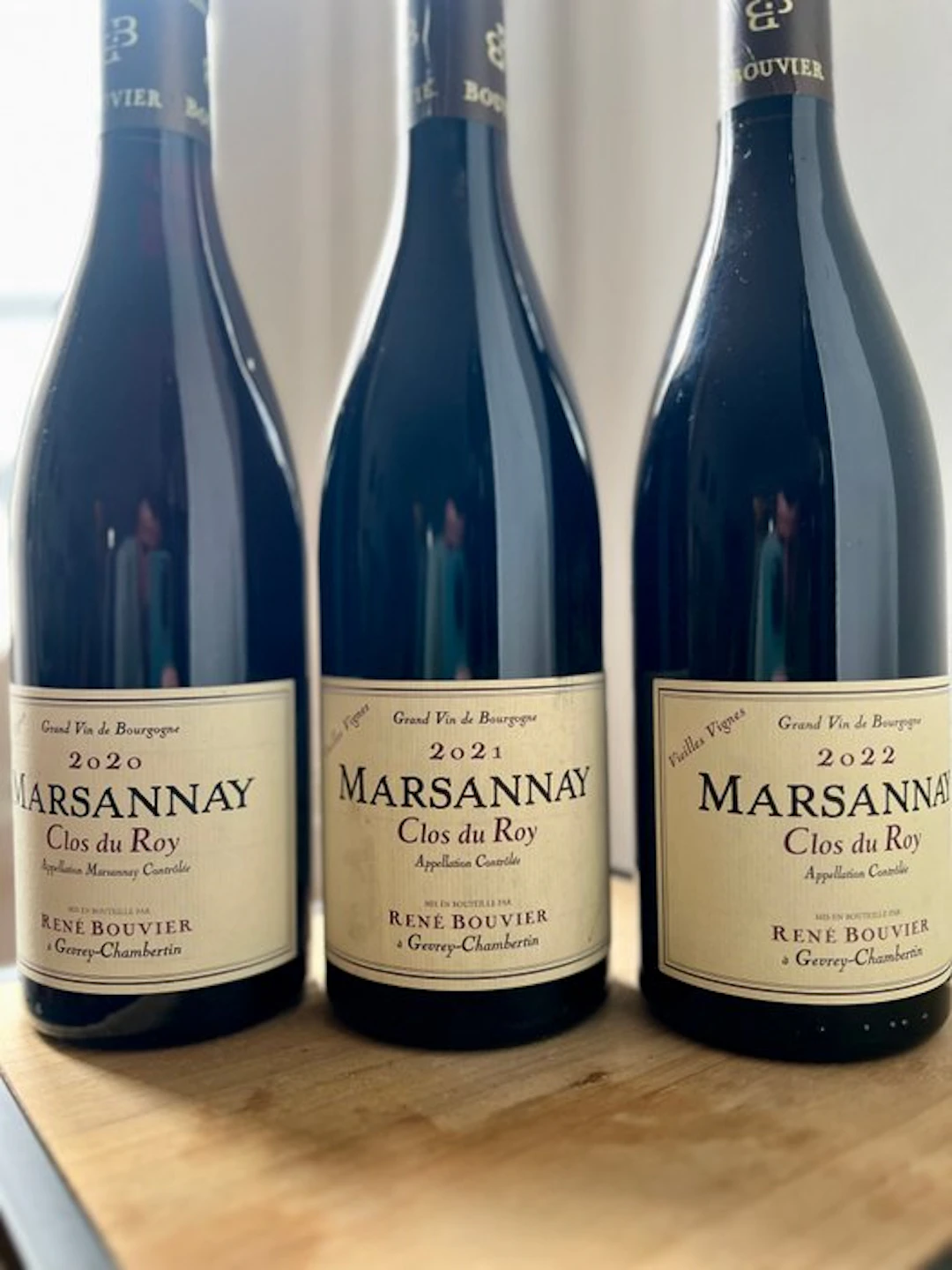 2020 2021 & 2022 René Bouvier "Clos du Roy" - Burgundy